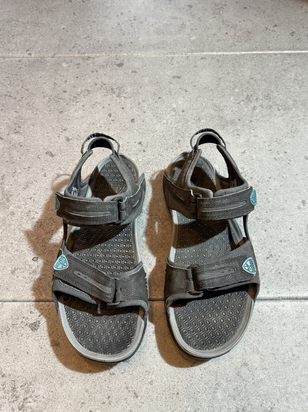 Nike × Nike ACG Nike ACG y2k Gorpcore Sandals Black blue Outdoor Hiking vtg Size US 11 / EU 44 - 2 Thumbnail
