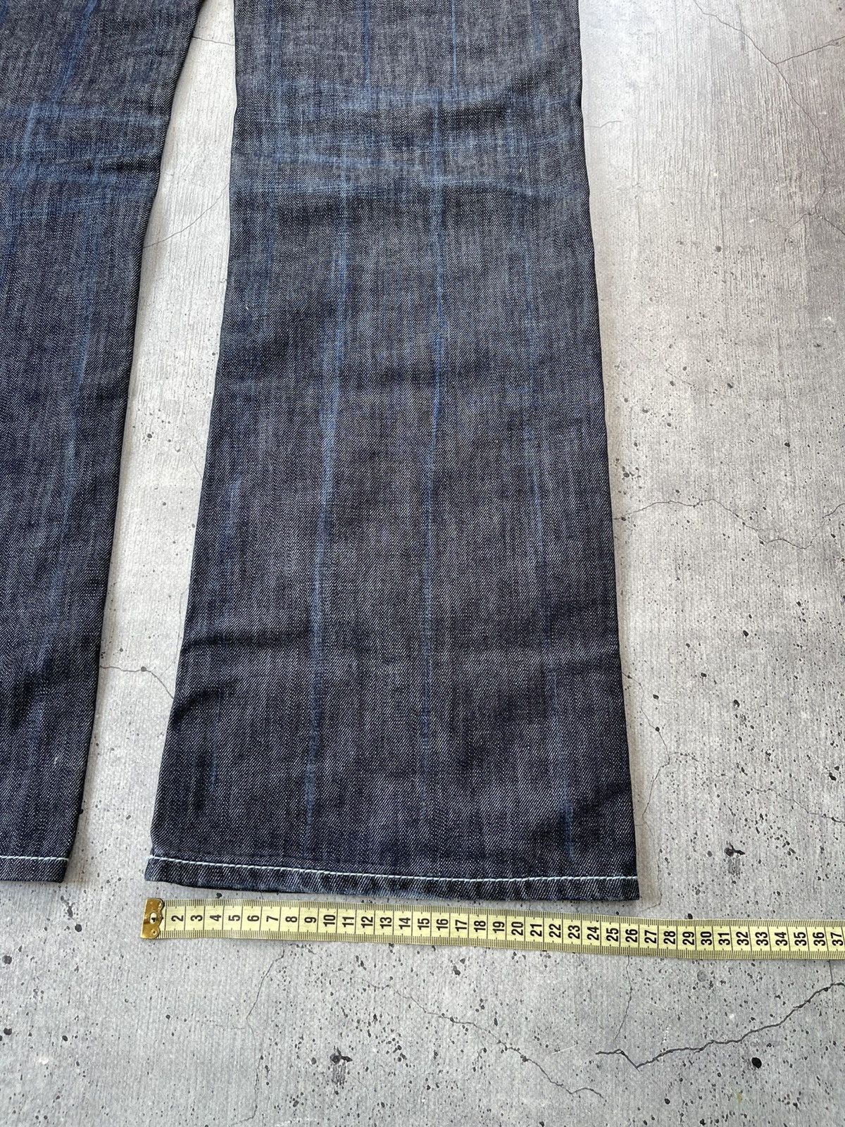Armani 🇮🇹Armani Jeans y2k vintage distressed straight jeans Italy Size US 38 / EU 54 - 2 Thumbnail