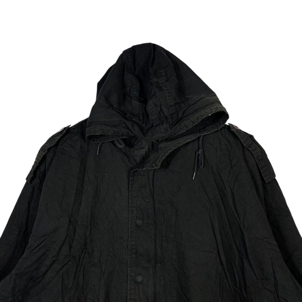 Vintage Vintage HOUSTON M-1951 Fishtail Parka Black Military Hooded Size US XXL / EU 58 / 5 - 3 Thumbnail