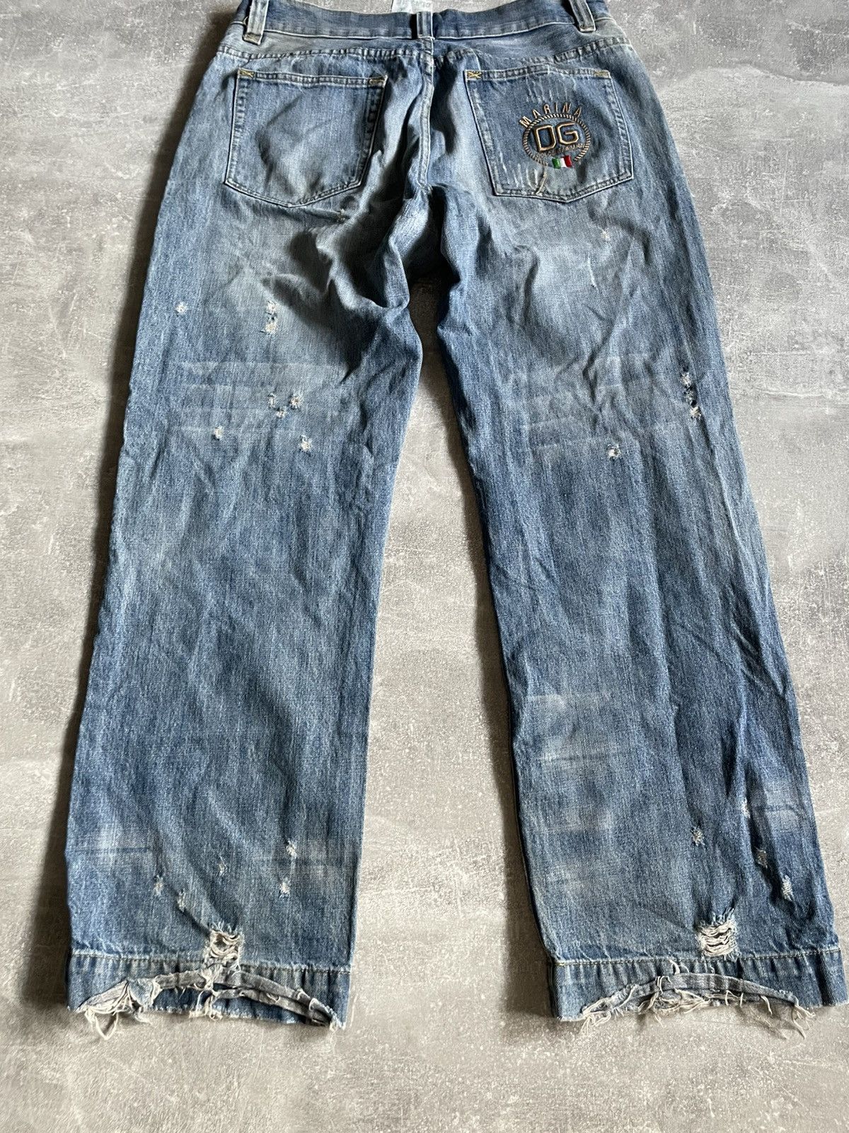 Dolce & Gabbana Dolce Gabbana jeans rockstar destroy pants Studded Eyelets Size US 36 / EU 52 - 2 Thumbnail