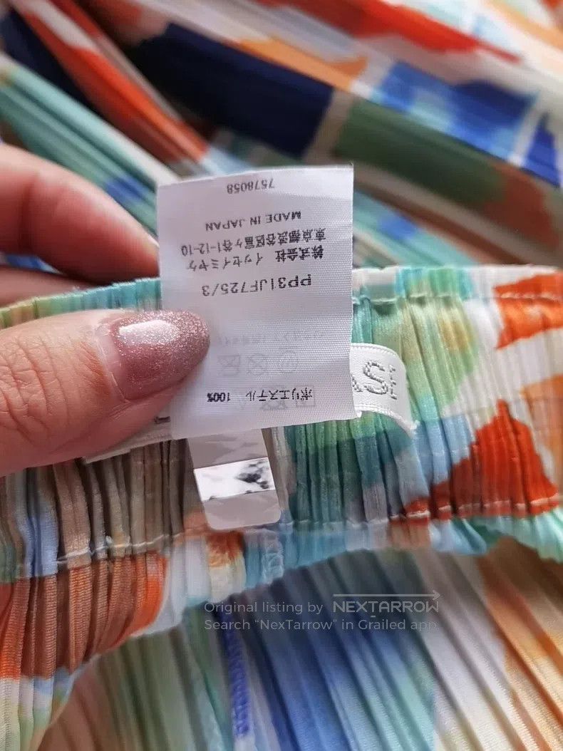 Issey Miyake Issey Miyake size:3 Color Block Wide-Leg Trousers Size 31" - 3 Thumbnail