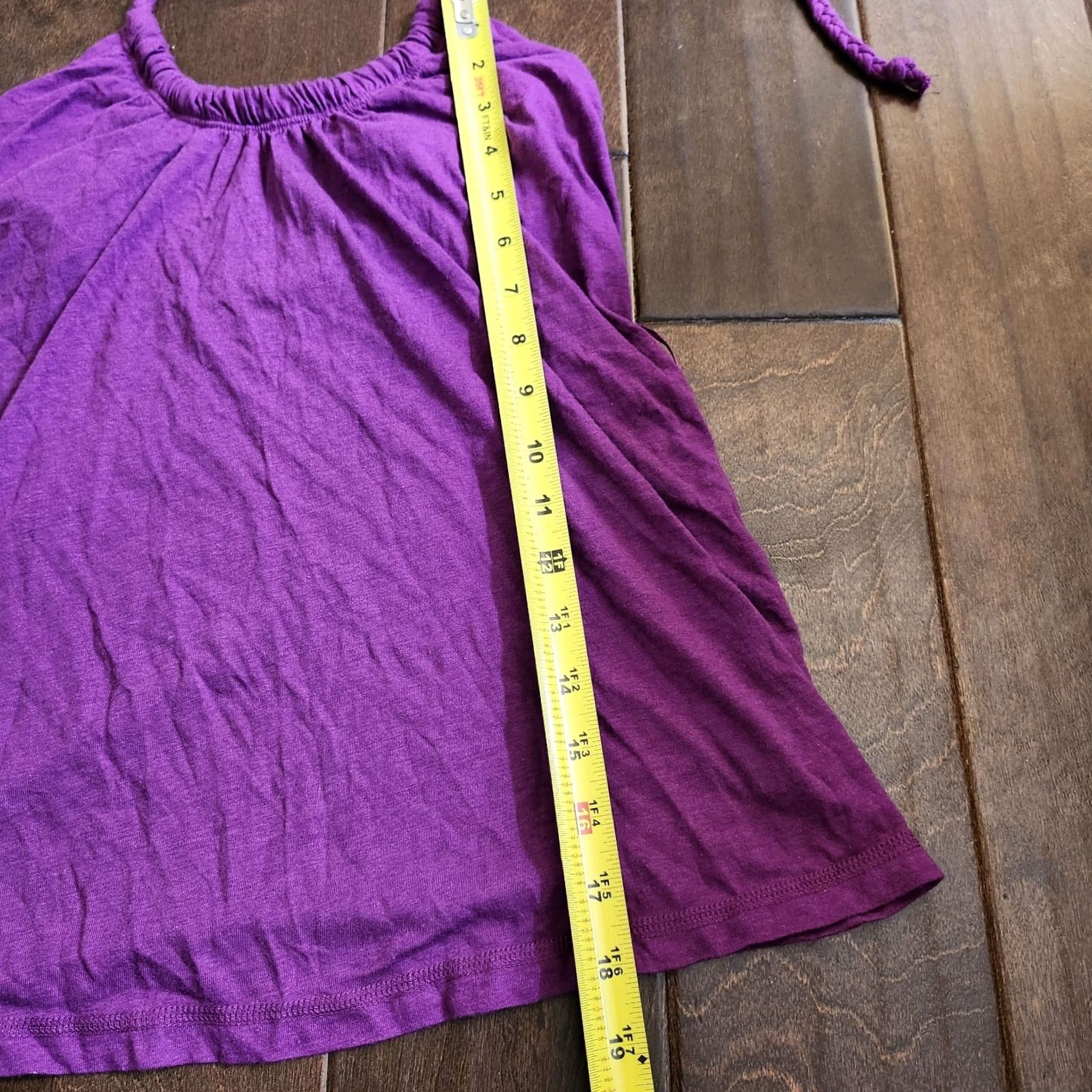 American Eagle Outfitters American Eagle Outfitters Tank Women S/P Purple Tie Halter Top Sleeveless Solid Basic Summer Casual Party/Cocktail Travel Machine Washable Comfort Fit Size S / US 4 / IT 40 - 6 Thumbnail