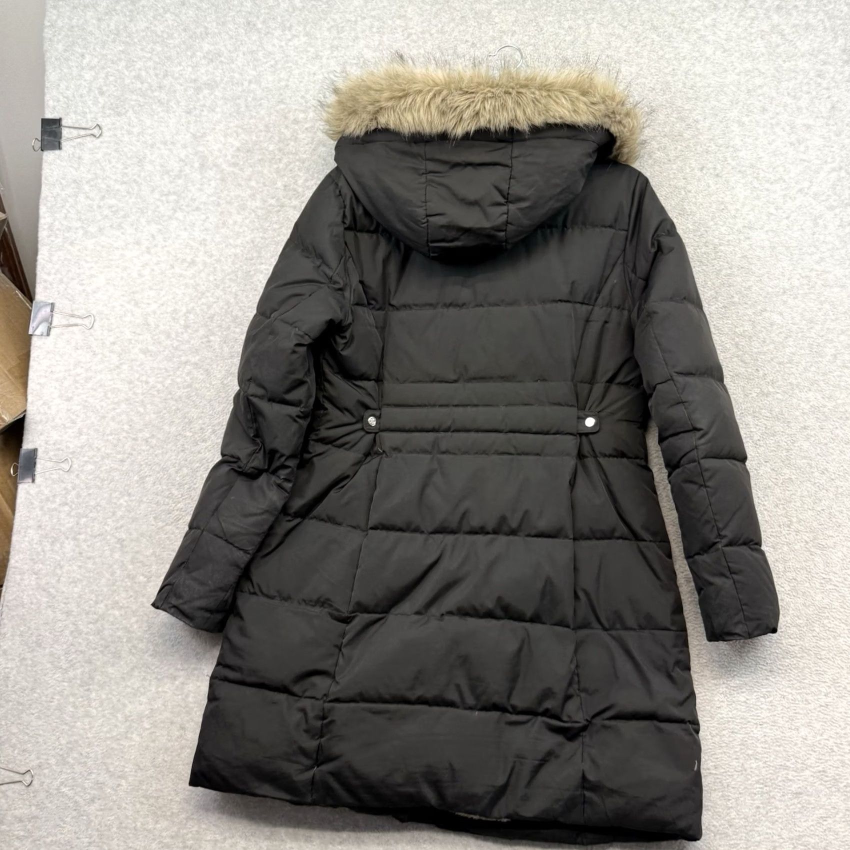 Vintage VINTAGE? Lauren Ralph Lauren Down Puffer Long Coat Parka Faux Fur Hood Large Winter L Women Coat Black L Night? Size L / US 10 / IT 46 - 7 Thumbnail