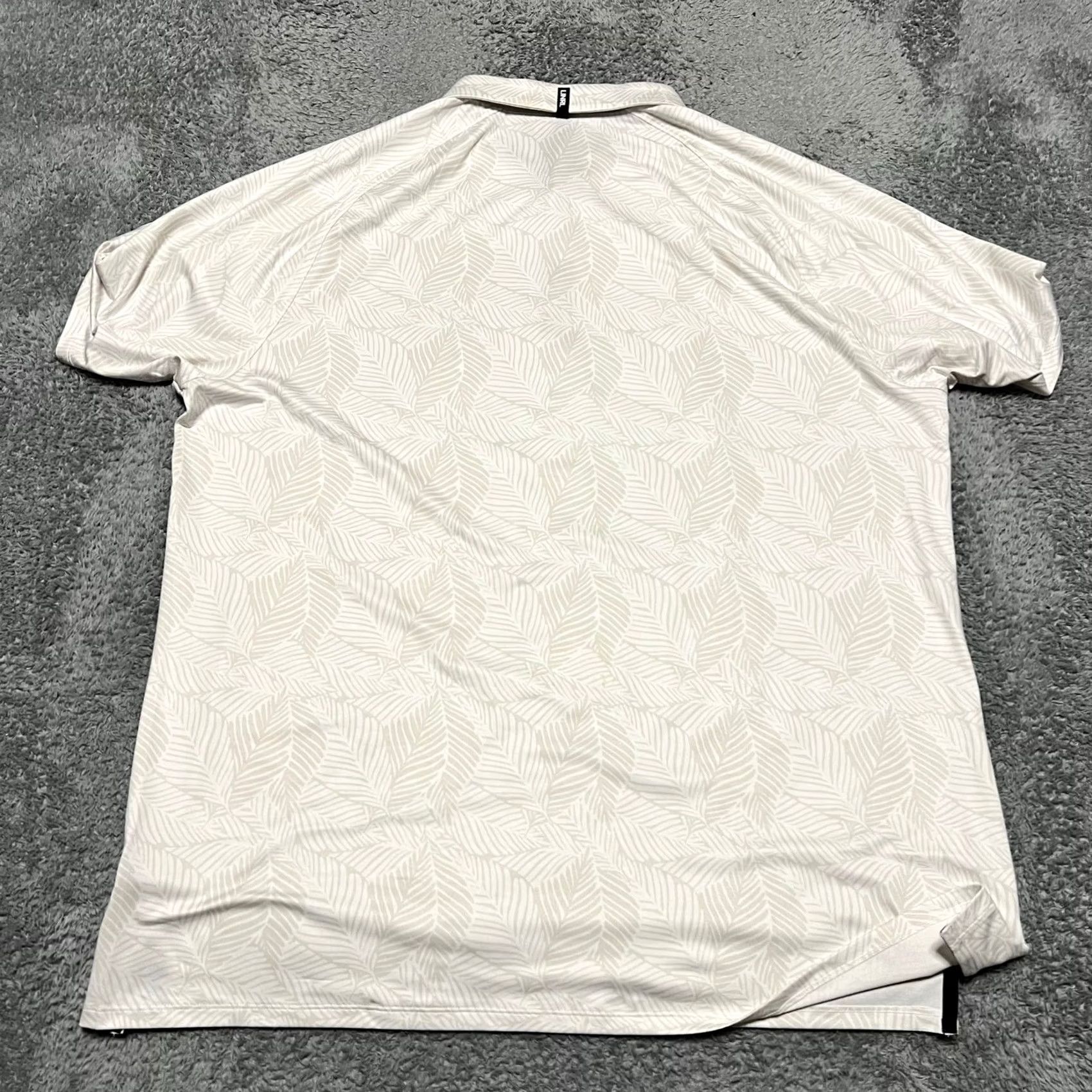 Vintage UNRL Polo Shirt Mens XXL Beige Floral All Over Print Performance Stretch Shirt Men 2XL Beige Floral All Over Print Mens XXL UNRL Polo Shirt Size US XXL / EU 58 / 5 - 4 Thumbnail