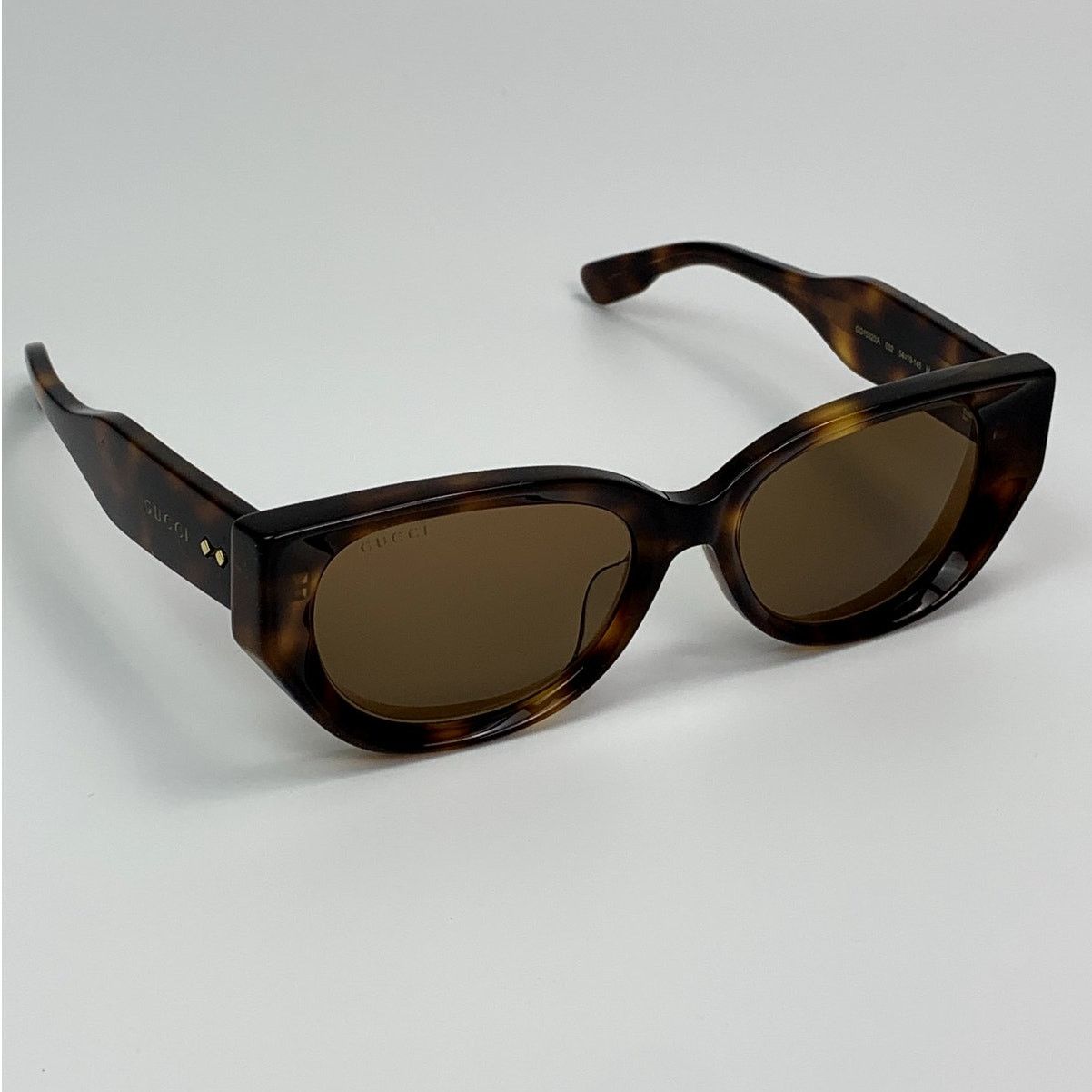 Gucci NEW Gucci GG1532SA 002 Havana Brown Women Authentic Size ONE SIZE - 4 Thumbnail