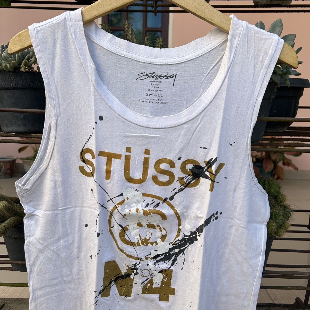 Stussy Vintage TankTop Stussy N-4 Big Logo Size US S / EU 44-46 / 1 - 2 Thumbnail