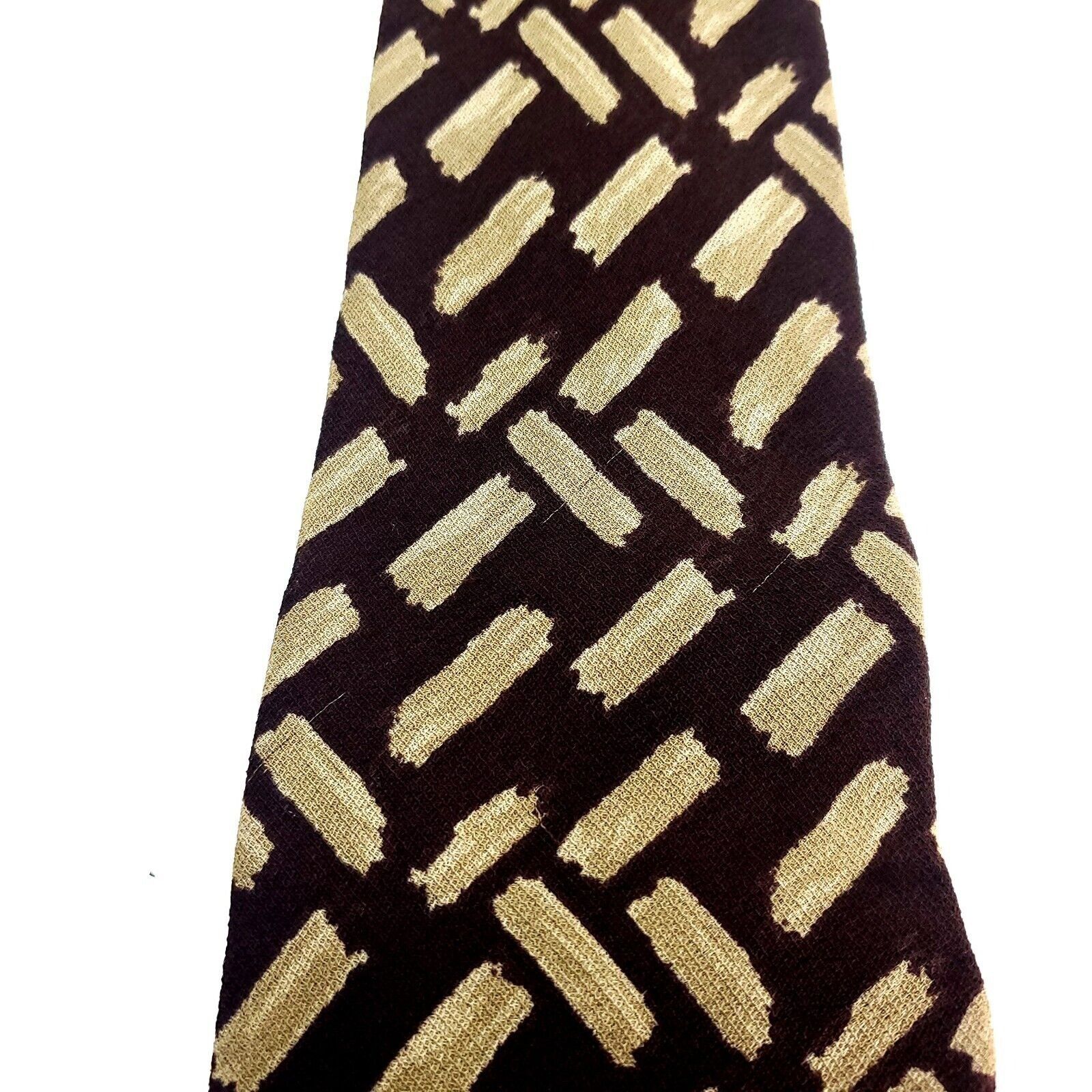 Polo Ralph Lauren Polo Ralph Lauren Neiman Marcus Textured Silk Tie Brown Shor Size ONE SIZE - 2 Thumbnail