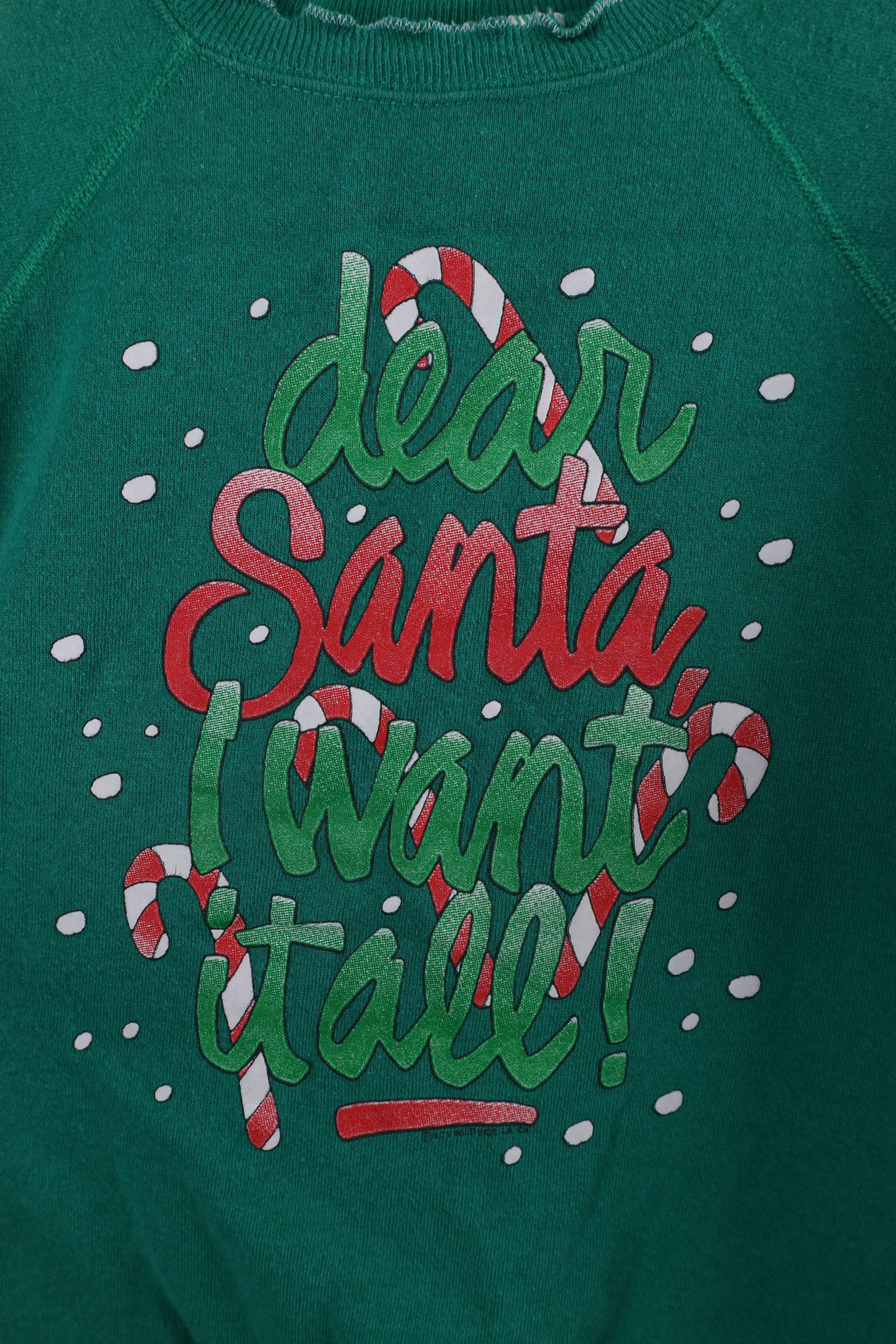 Vintage Vintage 90s Christmas Santa I Want It All Sweatshirt USA Size M / US 6-8 / IT 42-44 - 4 Thumbnail