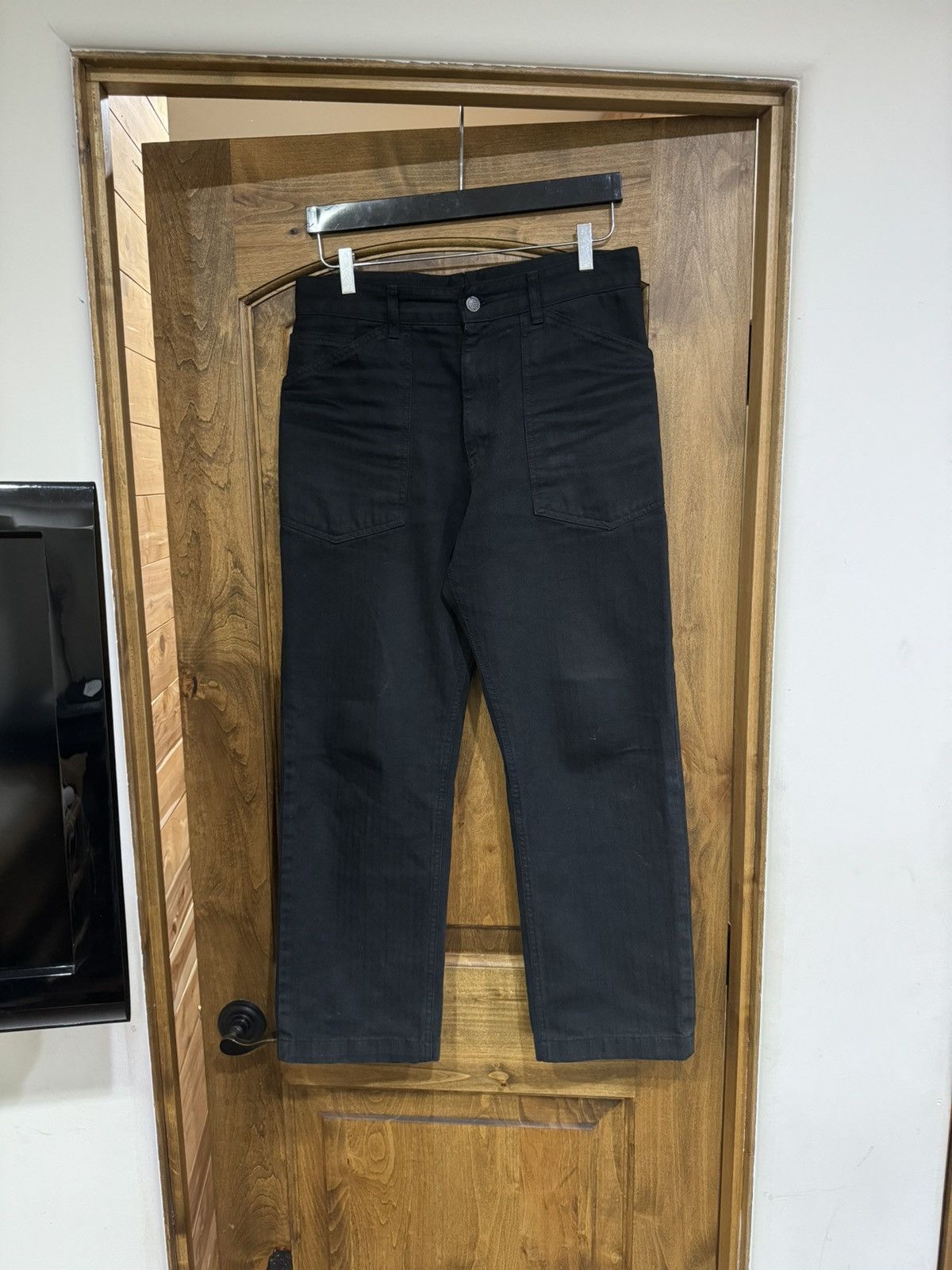 Uniform Bridge Uniform Bridge Herringbone HBT Fatigue Baker Pants Black Size US 30 / EU 46 - 12 Thumbnail