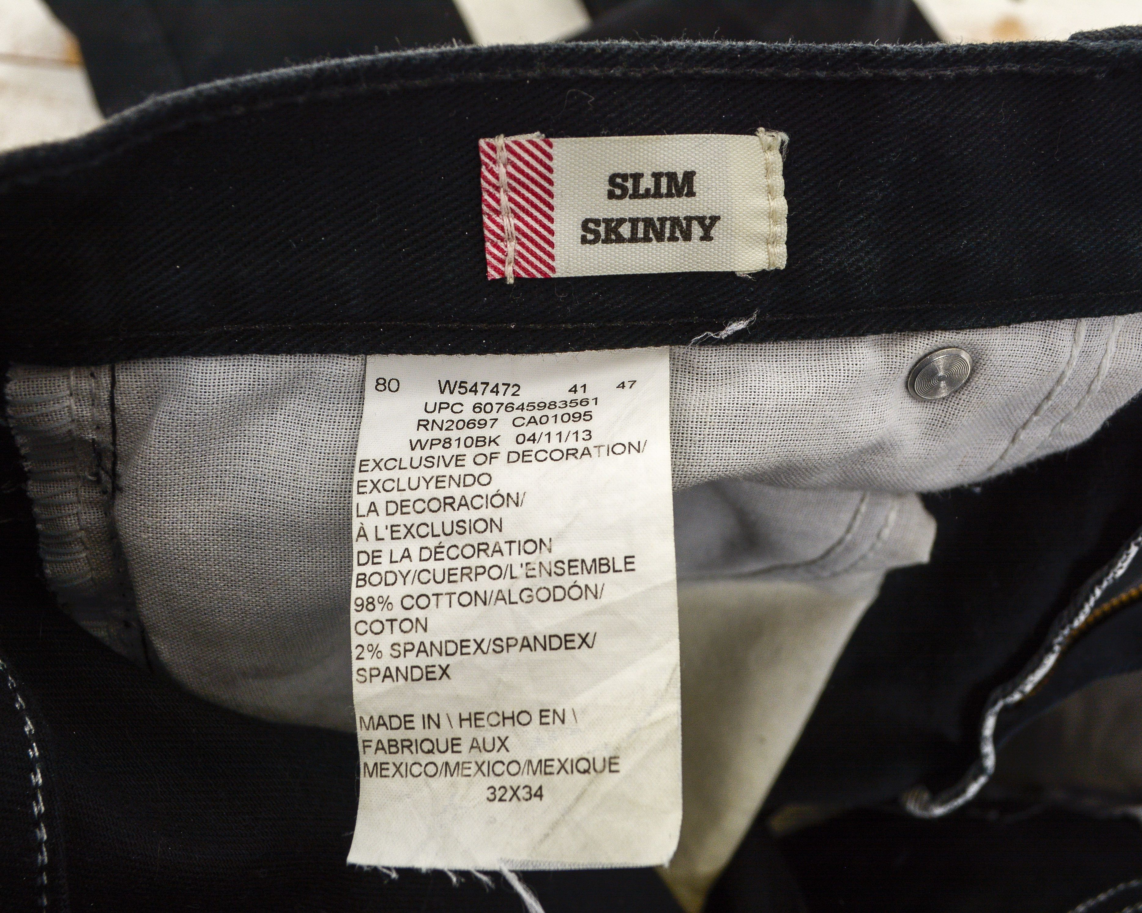 Dickies Mens W32 L34 Slim Skinny Pants Canvas Cotton Trousers Casual Size US 32 / EU 48 - 6 Thumbnail