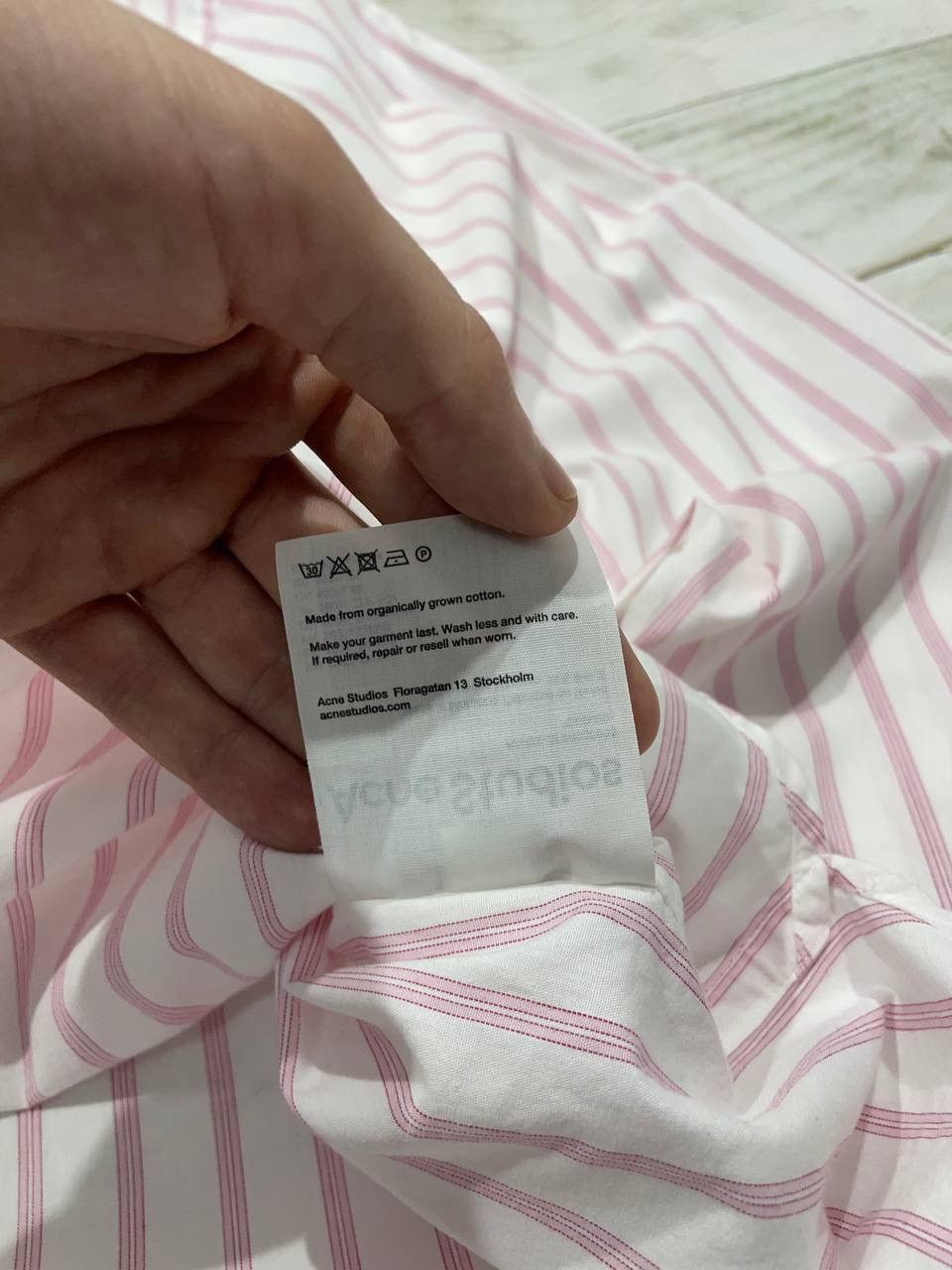 Acne Studios NEW Acne Studios Shirt Long Sleeve Button Up Striped Size US S / EU 44-46 / 1 - 10 Thumbnail