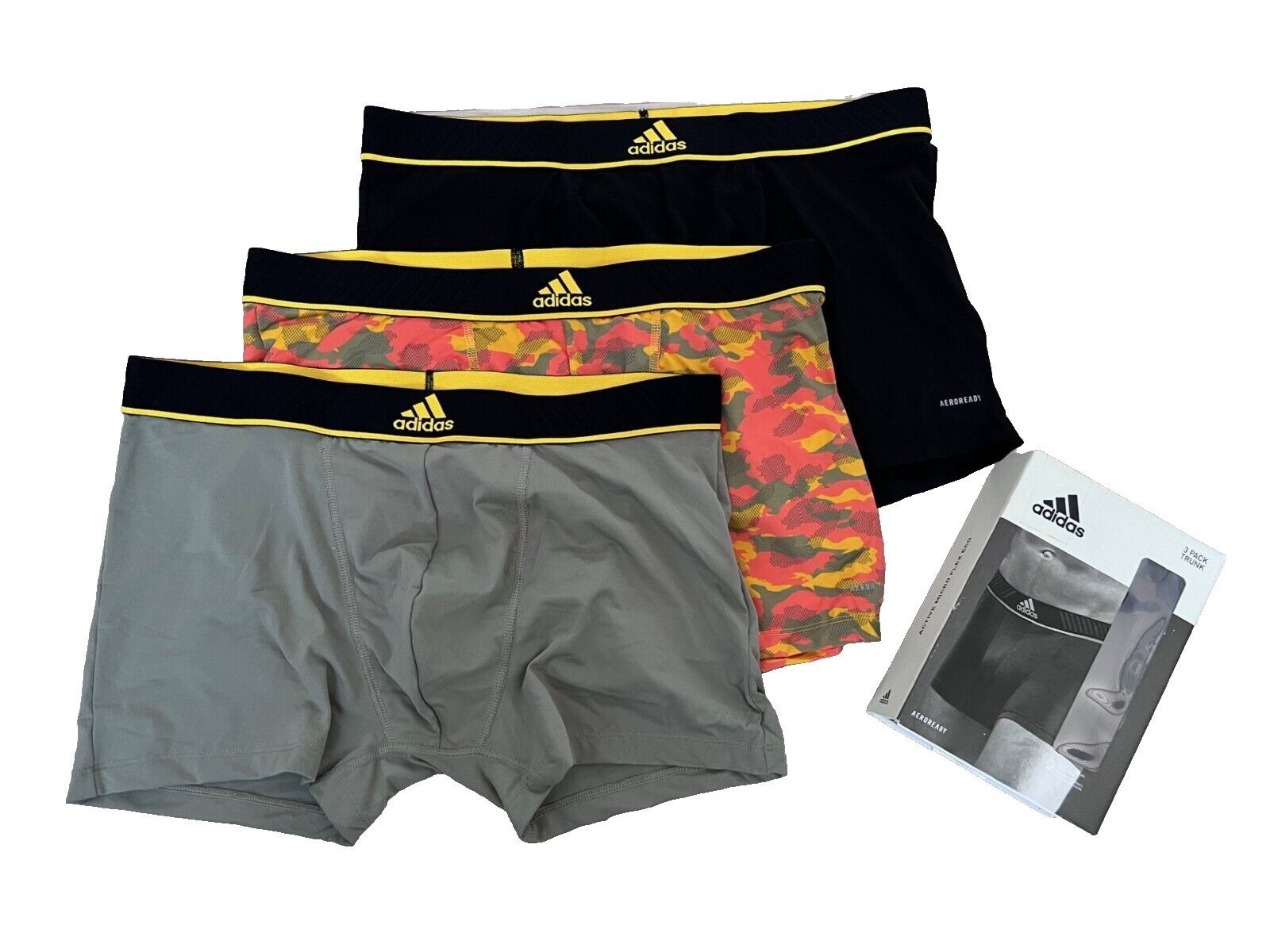 Adidas Adidas 3-Pack Trunk Underwear ( L ) Size ONE SIZE - 3 Thumbnail