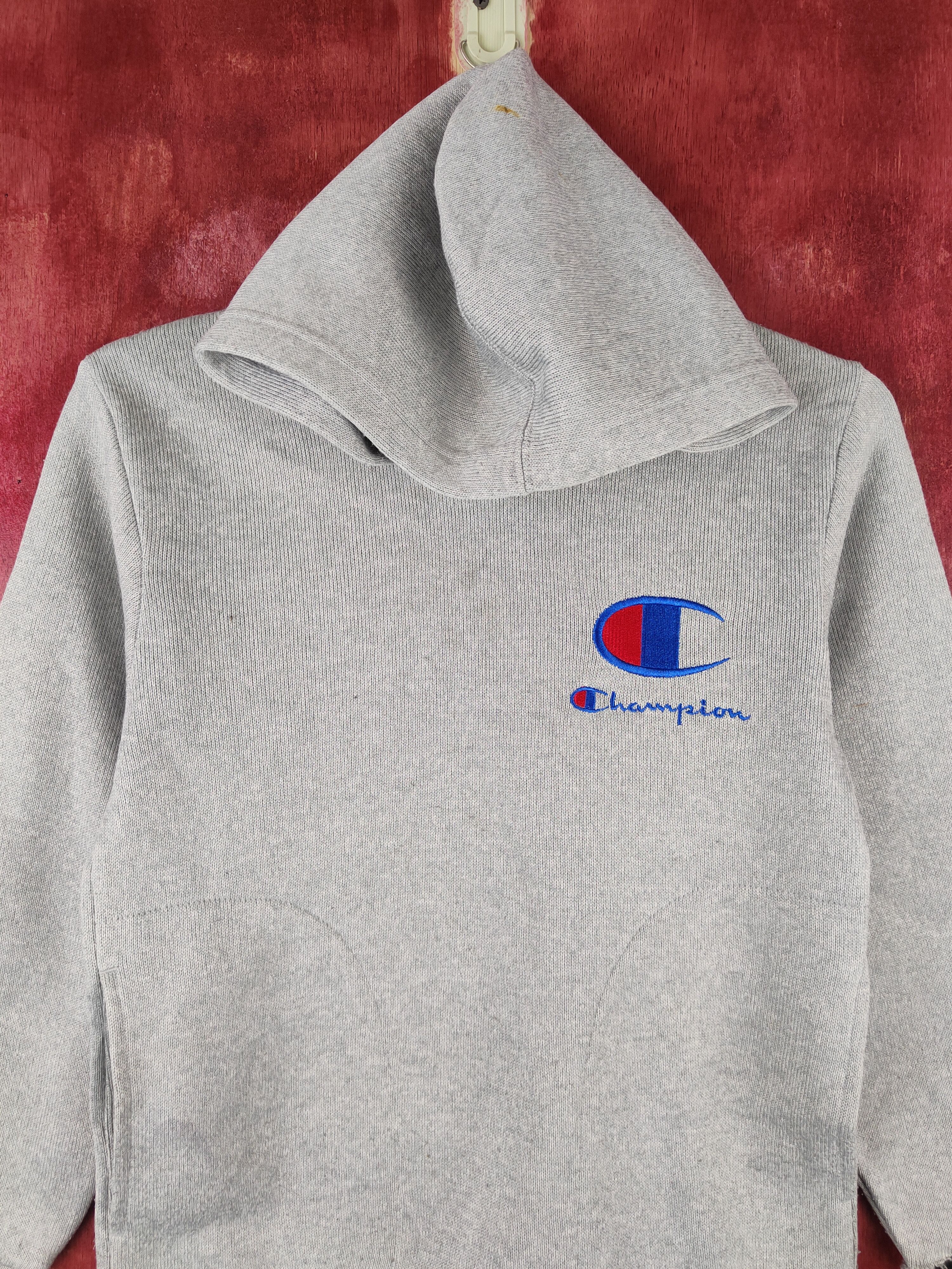 Champion Champion distressed ripped vintage Hoodie Sweatshirts #S1556 Size XS / US 0-2 / IT 36-38 - 2 Thumbnail