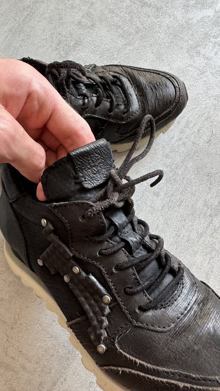 A.S.98 A.S.98 Leather Sneakers avant garde Womens Size 37 Size US 6 / IT 36 - 10 Thumbnail