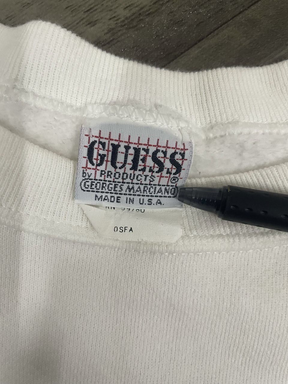 Guess × Vintage Vintage Guess Sweatshirt Size US L / EU 52-54 / 3 - 6 Thumbnail