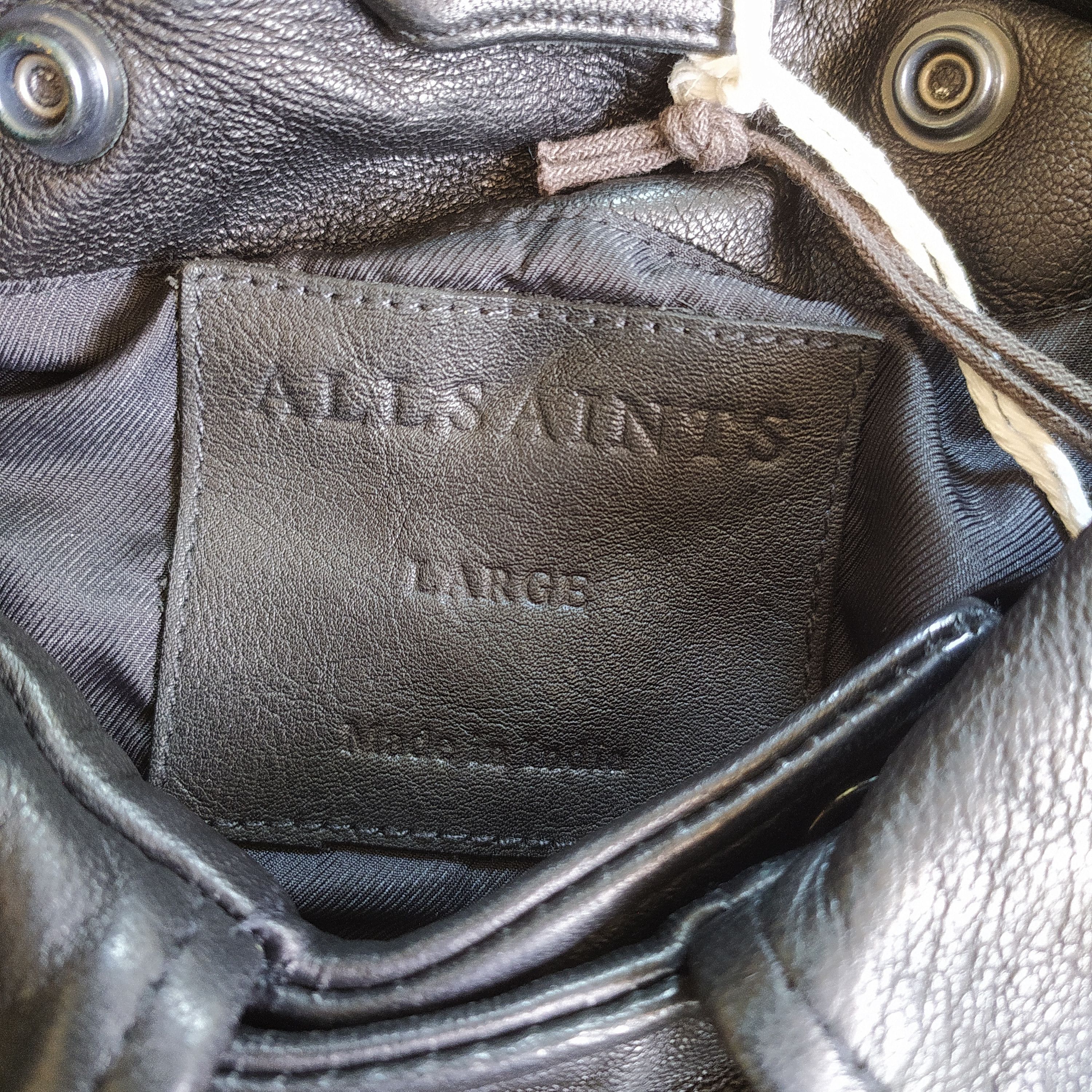 Allsaints ALLSAINTS Woodley Leather Jacket Free Shipping FTP/9013 Size US L / EU 52-54 / 3 - 7 Thumbnail