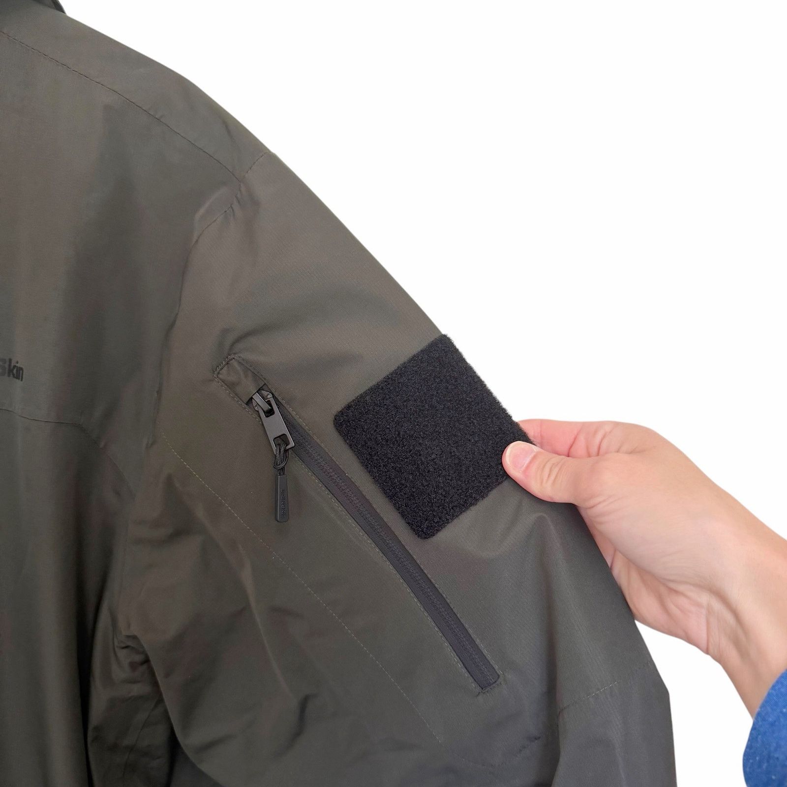 Other Baerskin Heavy Storm Rain Jacket Olive Green Sz L Size US L / EU 52-54 / 3 - 4 Thumbnail