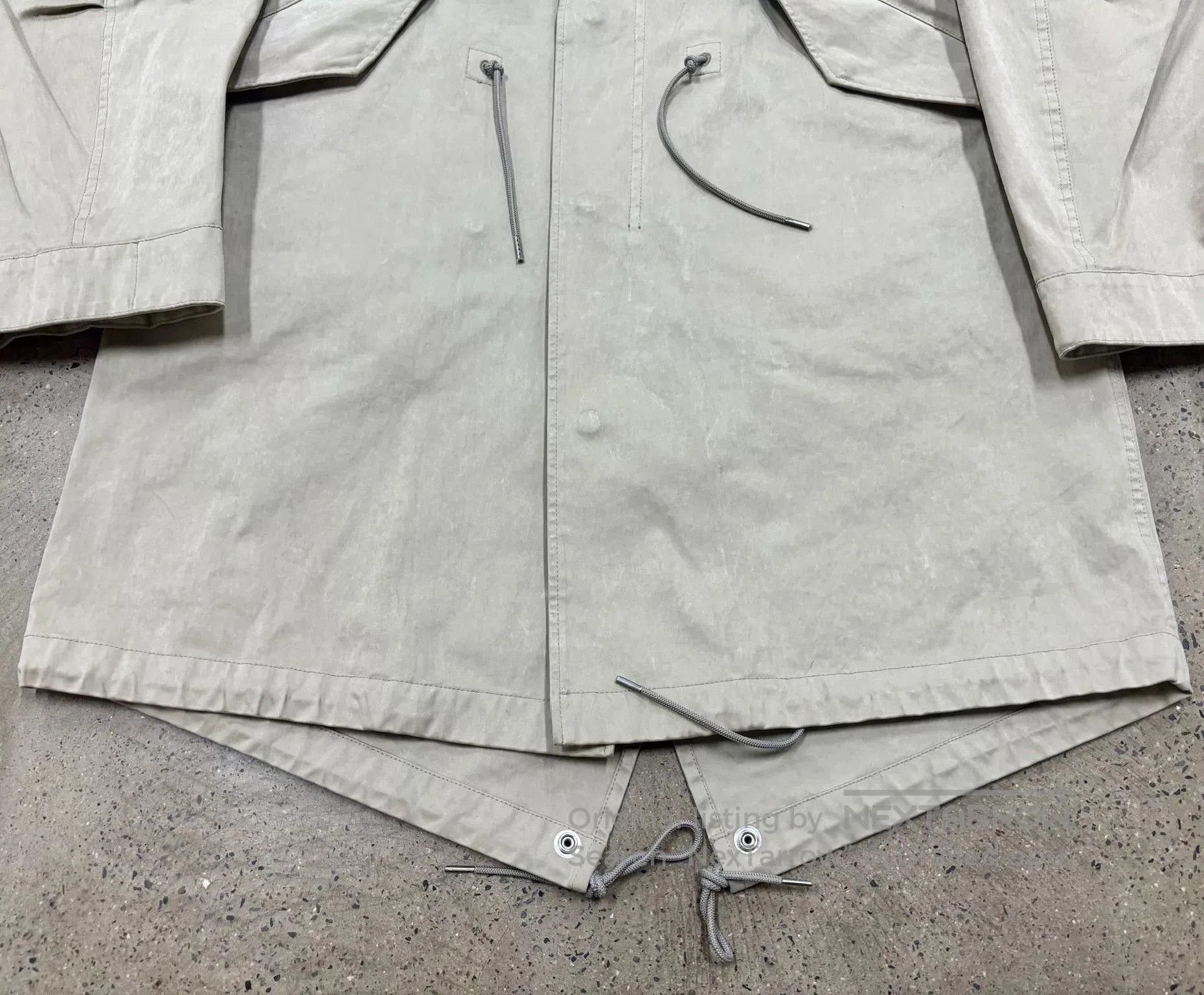 Ten C TEN C Parka Fish Tail Coat in Beige. Size US XL / EU 56 / 4 - 7 Thumbnail