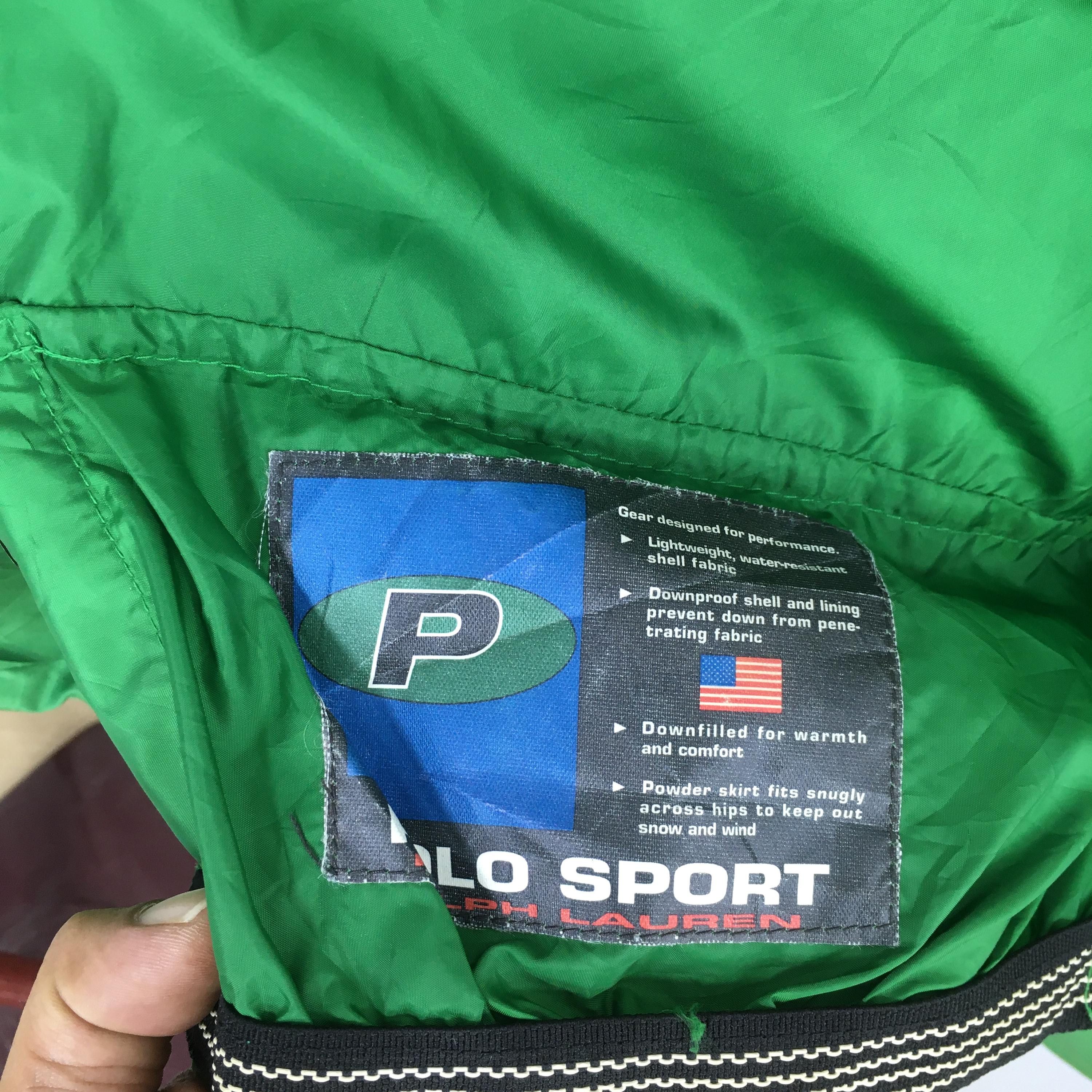 Vintage 90's Polo Sport Puffer Bomber Jacket Medium