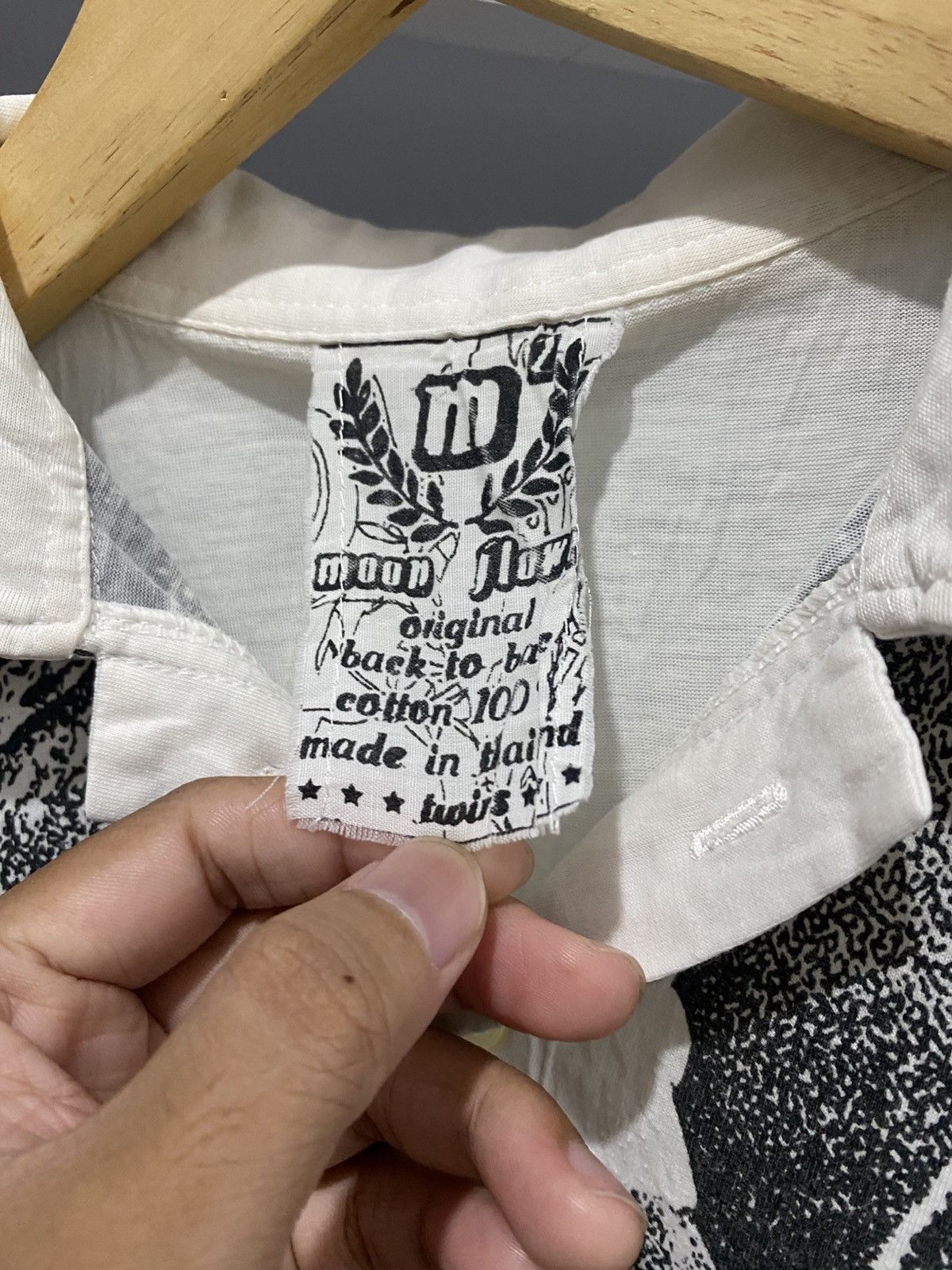 If Six Was Nine Moon Flower Japanese Polo Tshirt Avantgarde Ifsix Lgb Size US S / EU 44-46 / 1 - 6 Thumbnail
