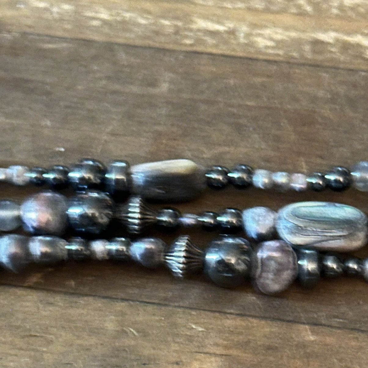 Other Multi strand pearl, abalone and bead toggle bracelet Size ONE SIZE - 5 Thumbnail