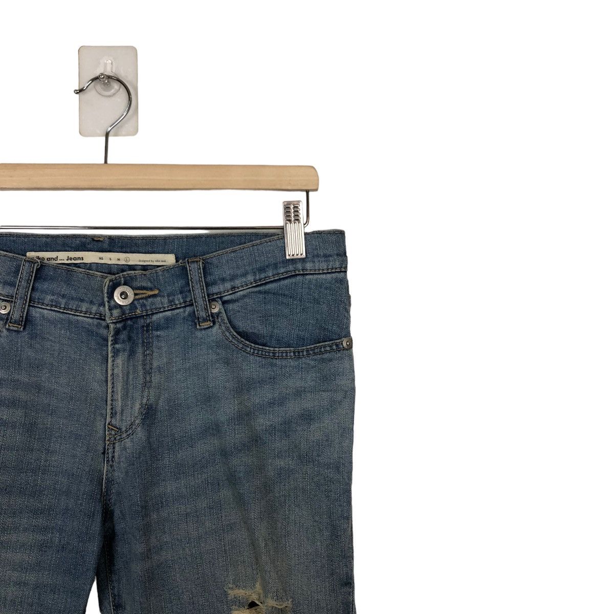 Japanese Brand 🔥SKINNY CUT DISTRESSED DENIM JEANS NICO AND JEANS JAPAN Size US 30 / EU 46 - 3 Thumbnail