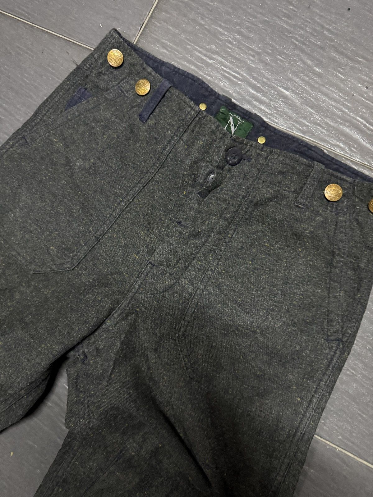 Japanese Brand RNA DOUBLE KNEE CROPPED PANTS Size US 32 / EU 48 - 3 Thumbnail