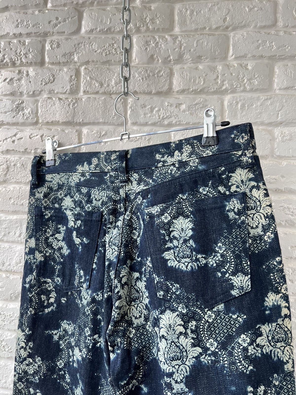 Issey Miyake Issey Miyake Paisley Printed Unisex Jeans Japan Size Wmn 3 Size 33" - 5 Thumbnail