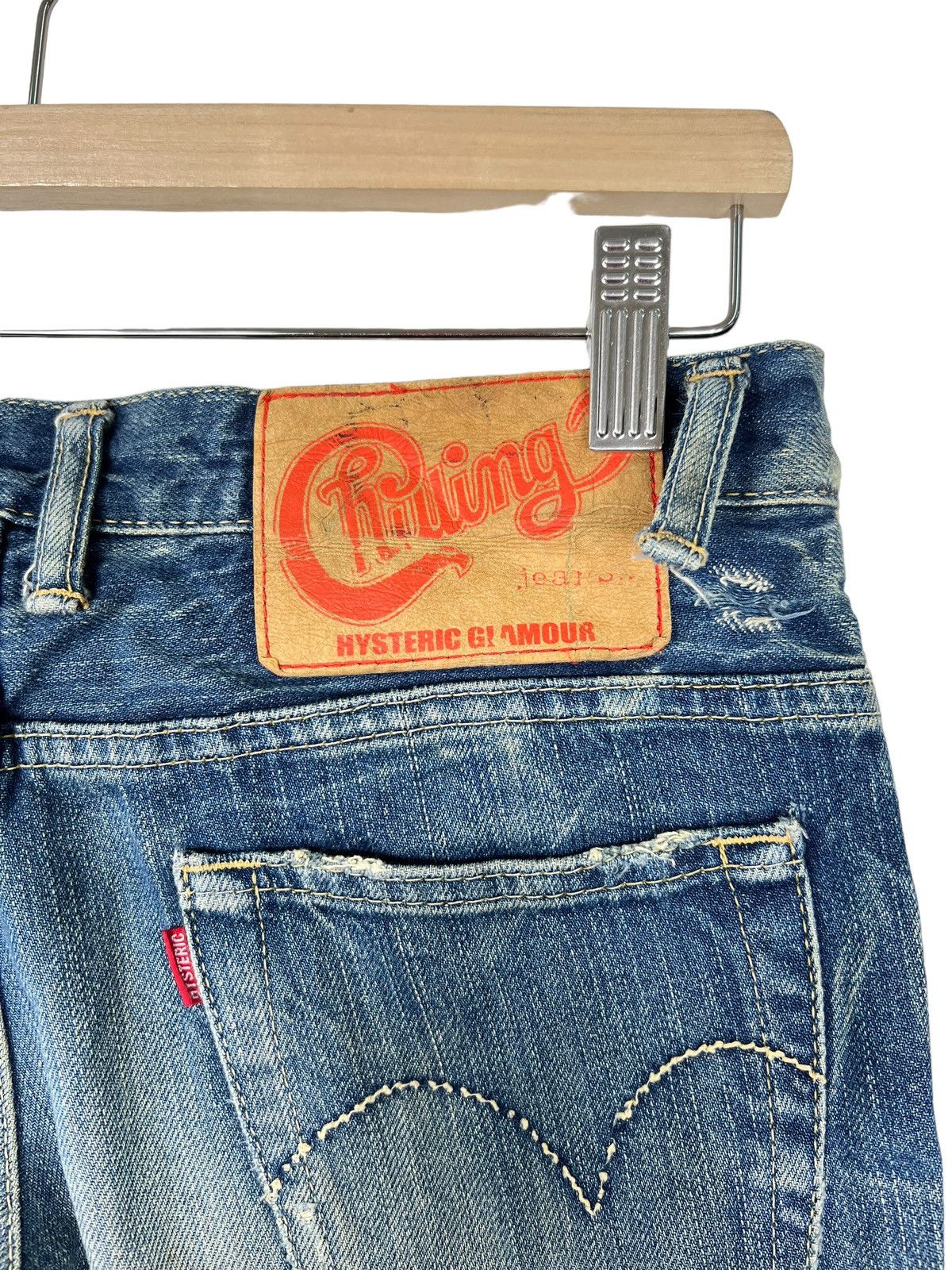 Hysteric Glamour 🔥 HYSTERIC GLAMOUR FLARE BLEACH WASH BOOTCUT Size US 30 / EU 46 - 10 Thumbnail