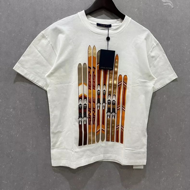 Louis Vuitton Louis Vuitton Crew Neck Drop Shoulder Printed Short Sleeve Size US S / EU 44-46 / 1 - 3 Thumbnail