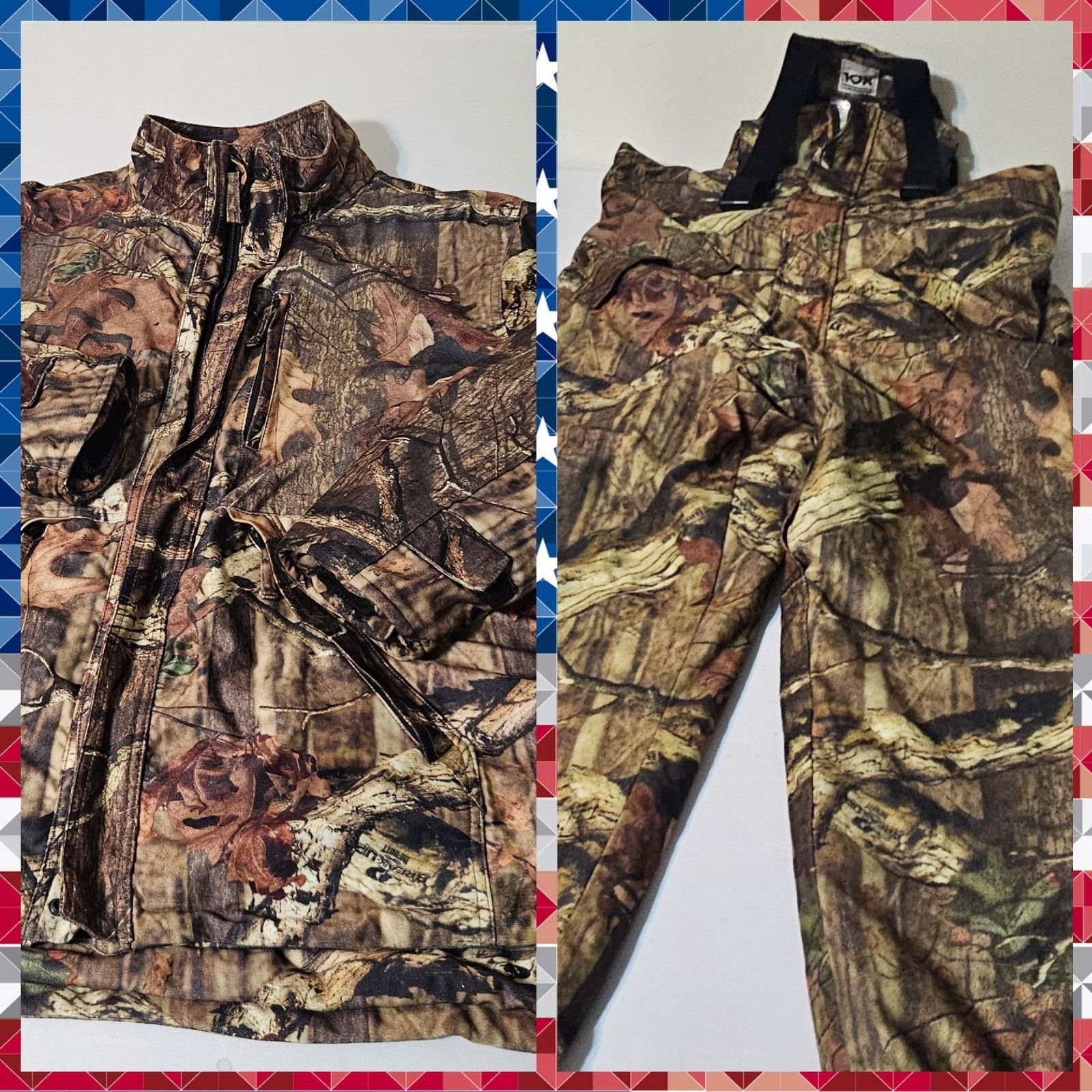 1017 ALYX 9SM 10X Hunting Bib Overalls + Jacket Men's XL Camo Break Up Size US 42 / EU 58 - 1 Thumbnail