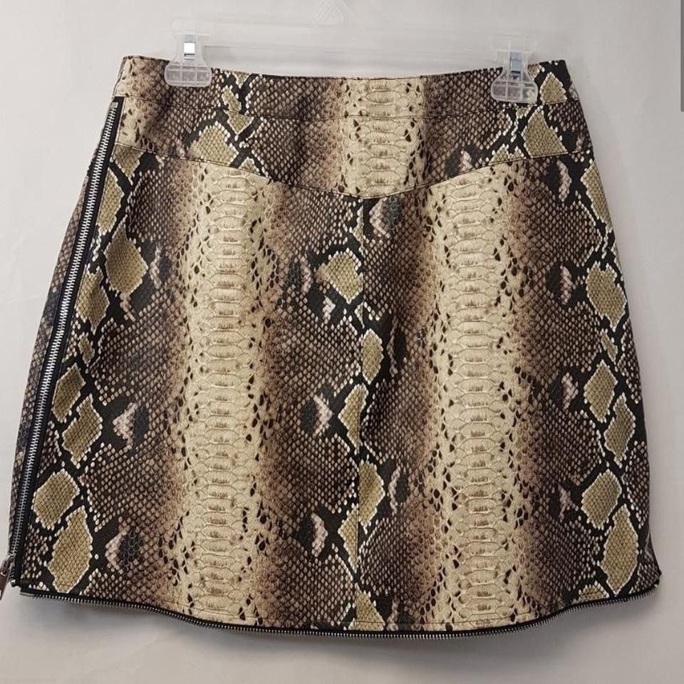 I.AM.GIA I.AM.GIA leather snakeskin skirt Size 32" / US 10 / IT 46 - 4 Thumbnail