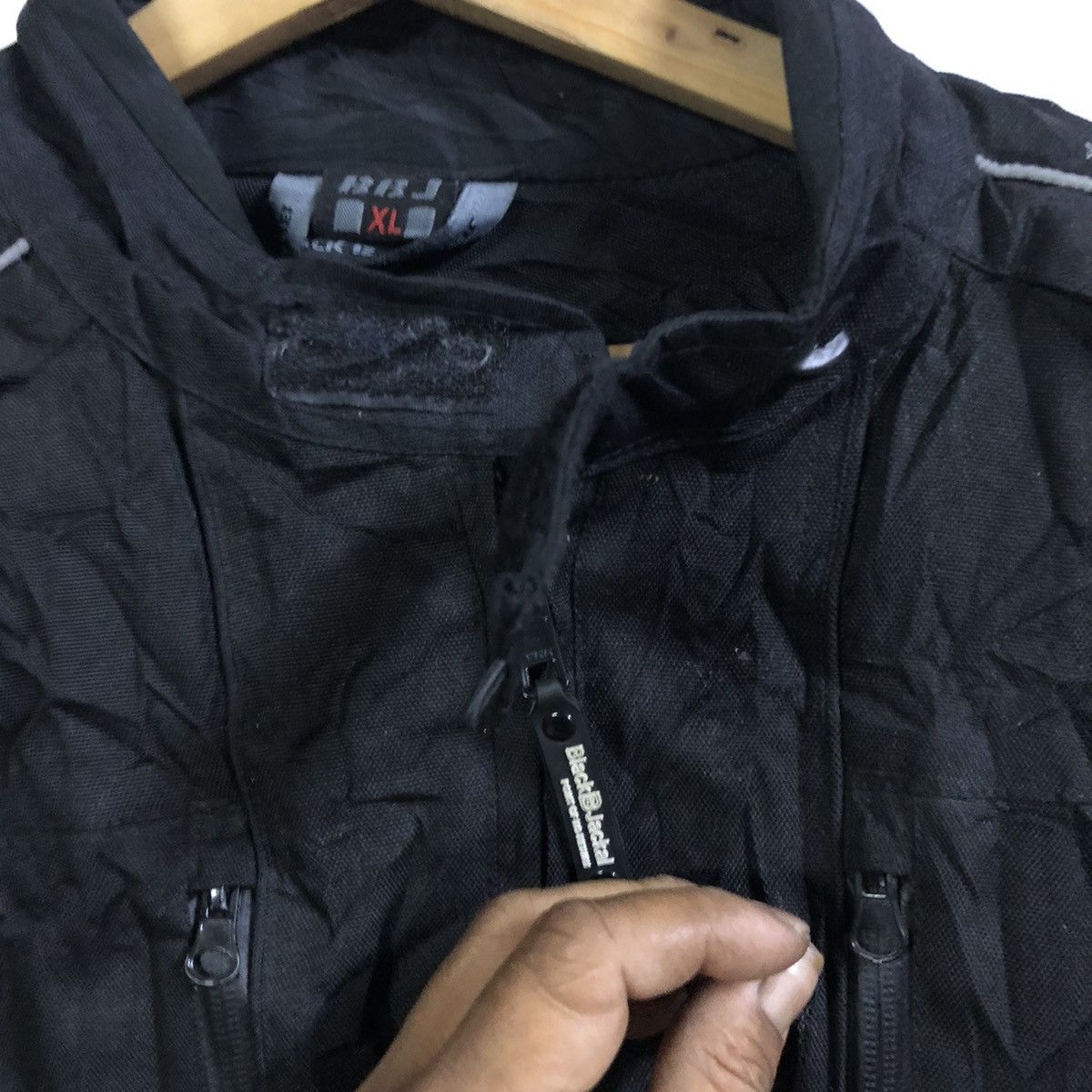 Japanese Brand Y2k Black B jackal Motorsport Jacket proctection Size US M / EU 48-50 / 2 - 8 Thumbnail