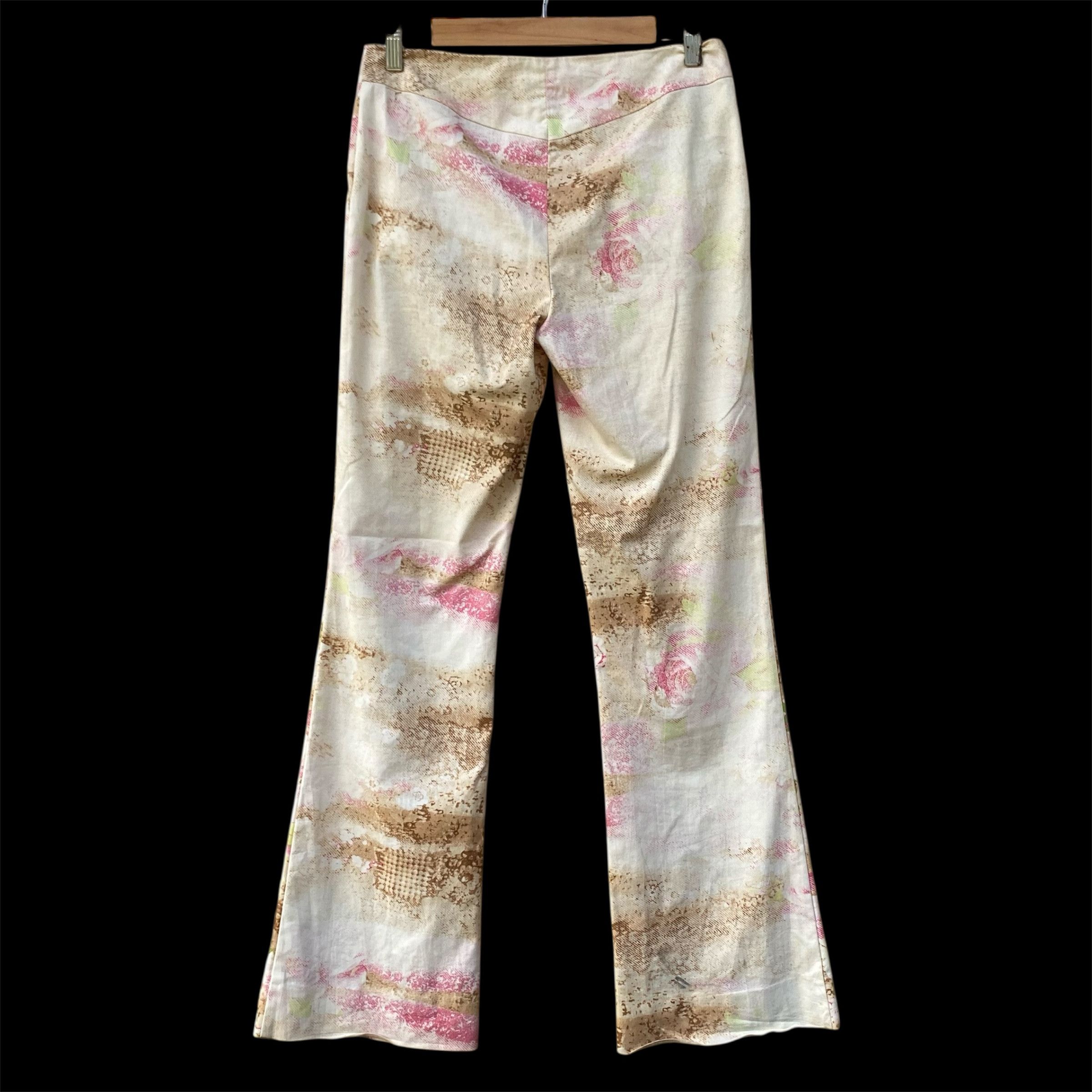 Kenzo Vintage Kenzo Jungle pants with vibrant floral print size 38 Size 26" / US 2 / IT 38 - 2 Thumbnail