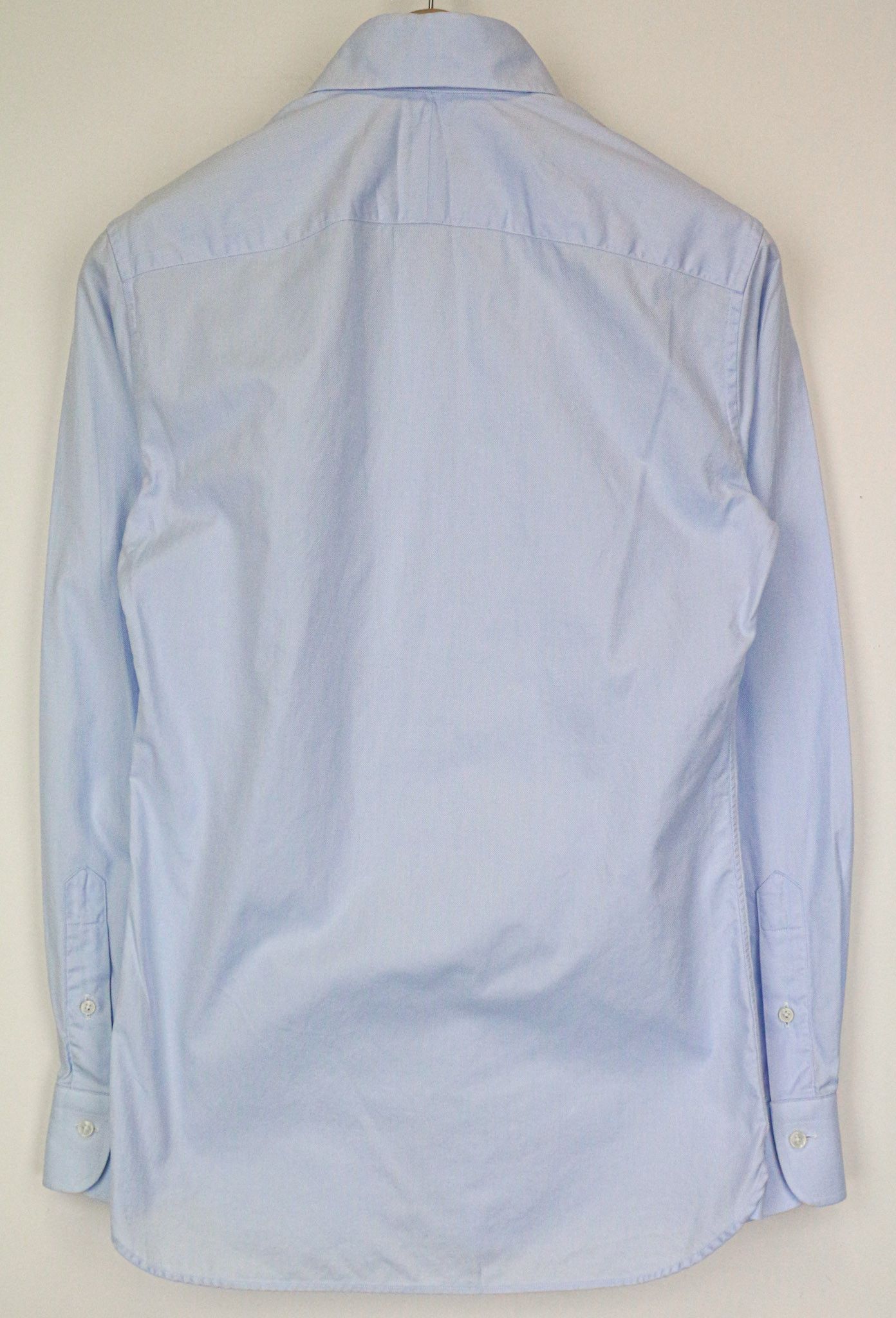 Suitsupply 36/14 Blue Cotton Button-Up Long Sleeve Shirt 79088 Size 36R - 2 Thumbnail