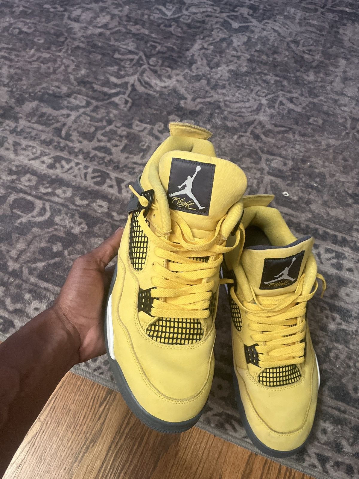 Jordan Brand Lightning jordan 4 Size US 11.5 / EU 44-45 - 3 Thumbnail