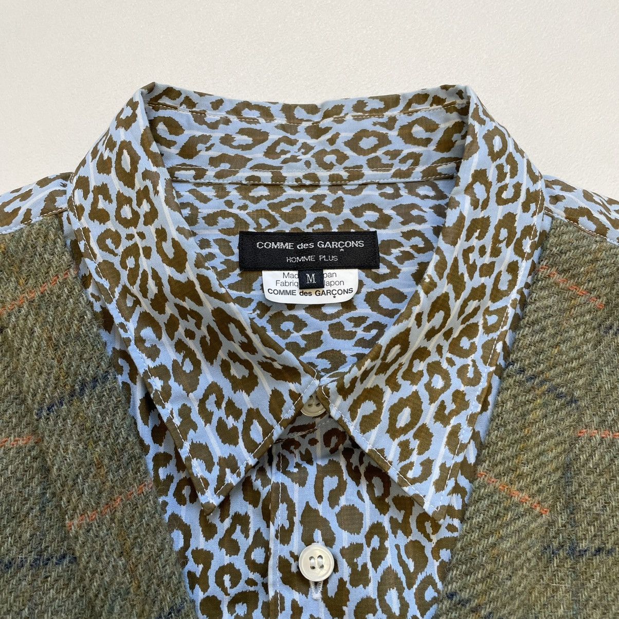 Comme des Garcons Homme Plus A/W 10 Hybrid Mohair Front Panelled Shirt Size US M / EU 48-50 / 2 - 6 Thumbnail
