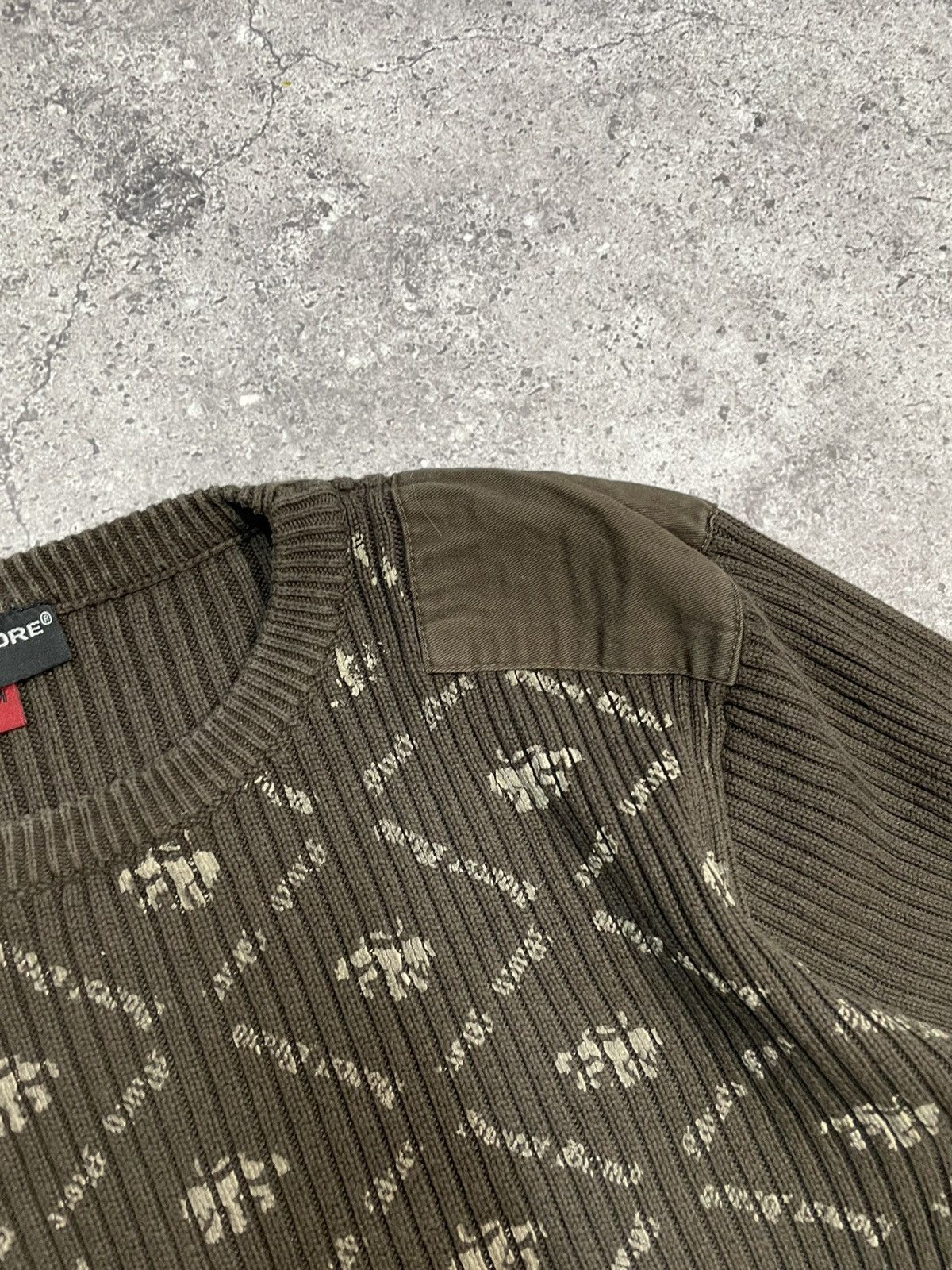 Vintage Vintage Diesel Style striped Sweater Faded Efect 00s knit Size US M / EU 48-50 / 2 - 8 Thumbnail