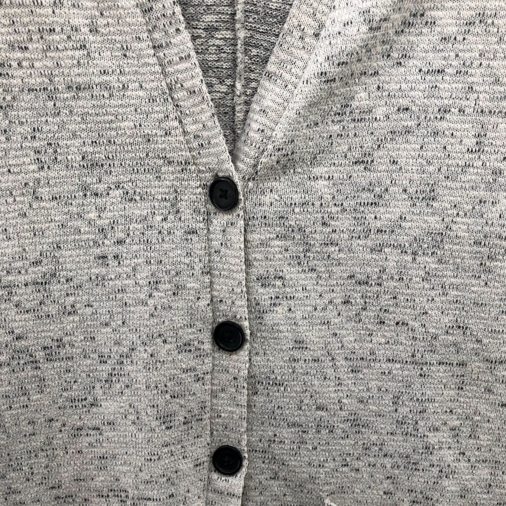 American Eagle Outfitters American Eagle Relaxed Cardigan Womens XS Gray V-Neck Longline Lightweight Knit Size XS / US 0-2 / IT 36-38 - 6 Thumbnail