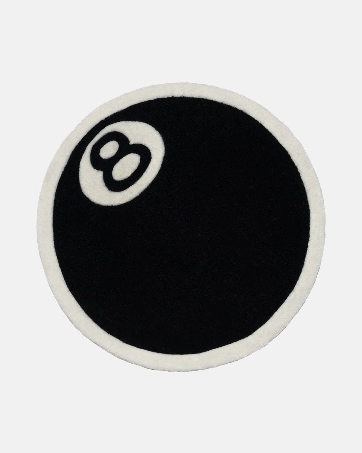 image of Stussy 8-Ball Rug in Black, Men's