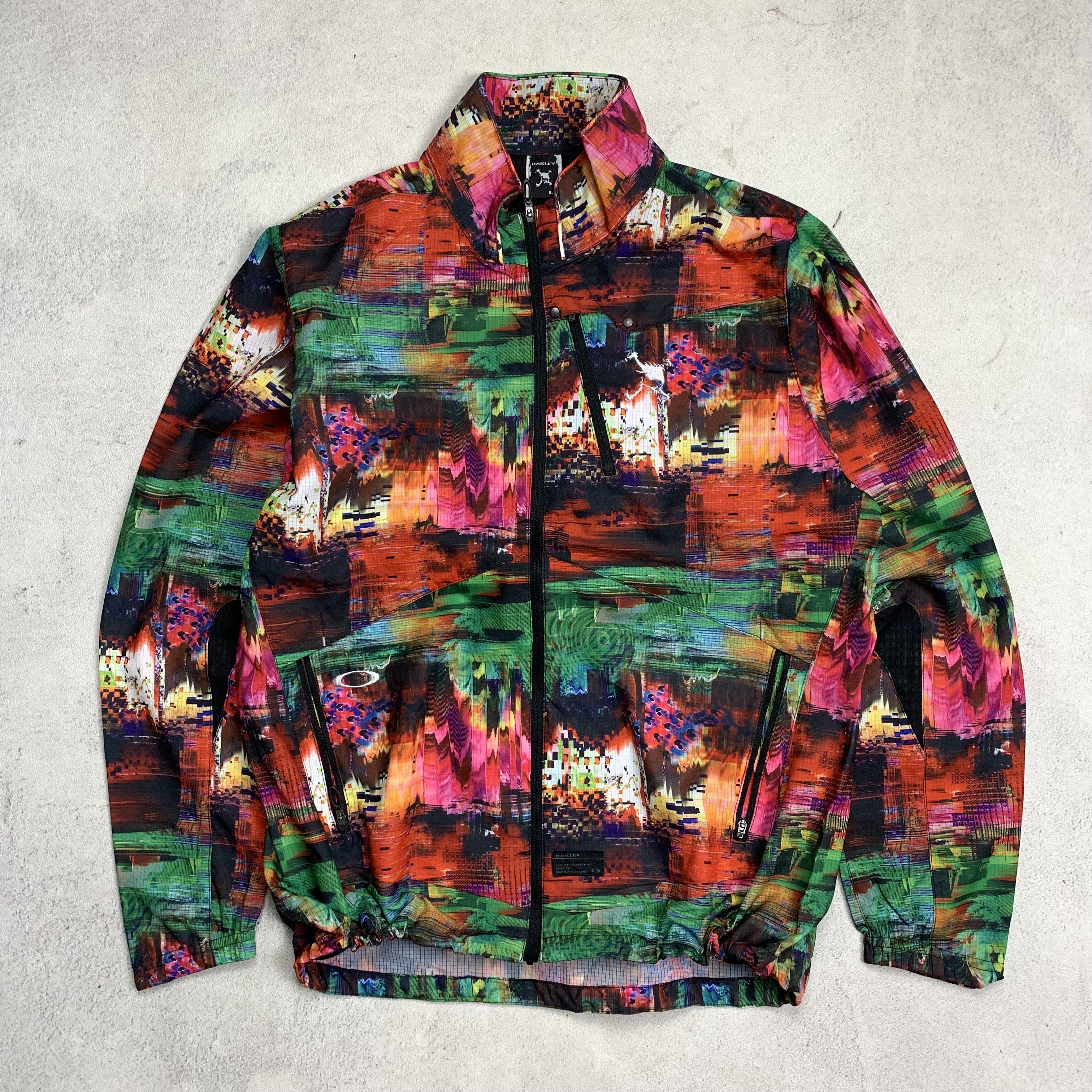 Oakley Oakley Colorblock Windbreaker Jacket Size US L / EU 52-54 / 3 - 7 Thumbnail