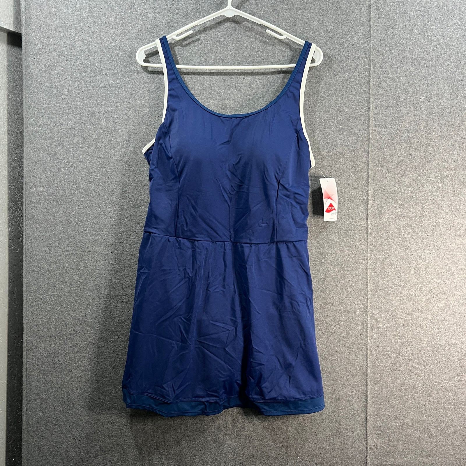 Isaac Mizrahi Isaac Mizrahi Live! Bridgehampton Swim Dress Solid Size XXL / US 16-18 / IT 52-54 - 1 Thumbnail