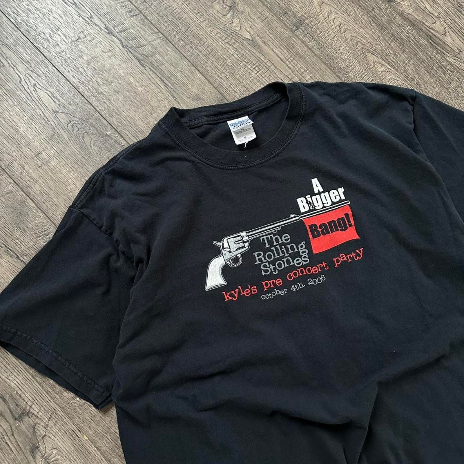Vintage Vintage Y2K The Rolling Stones Party Bigger Bang Band Shirt Size US XL / EU 56 / 4 - 5 Thumbnail