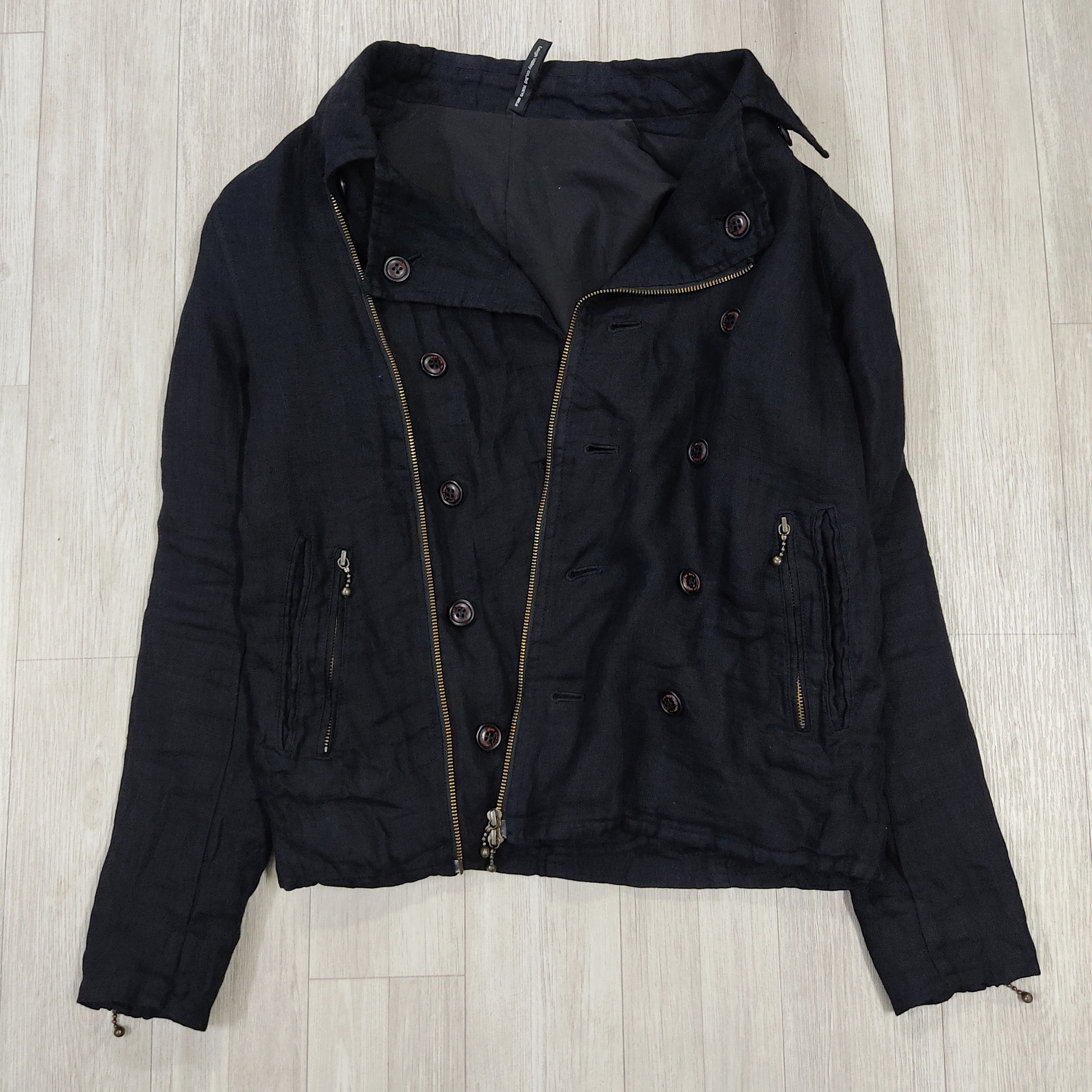 If Six Was Nine Glamb I6W9 Inspired Hemp Cotton Double Breasted Jacket Size US S / EU 44-46 / 1 - 4 Thumbnail