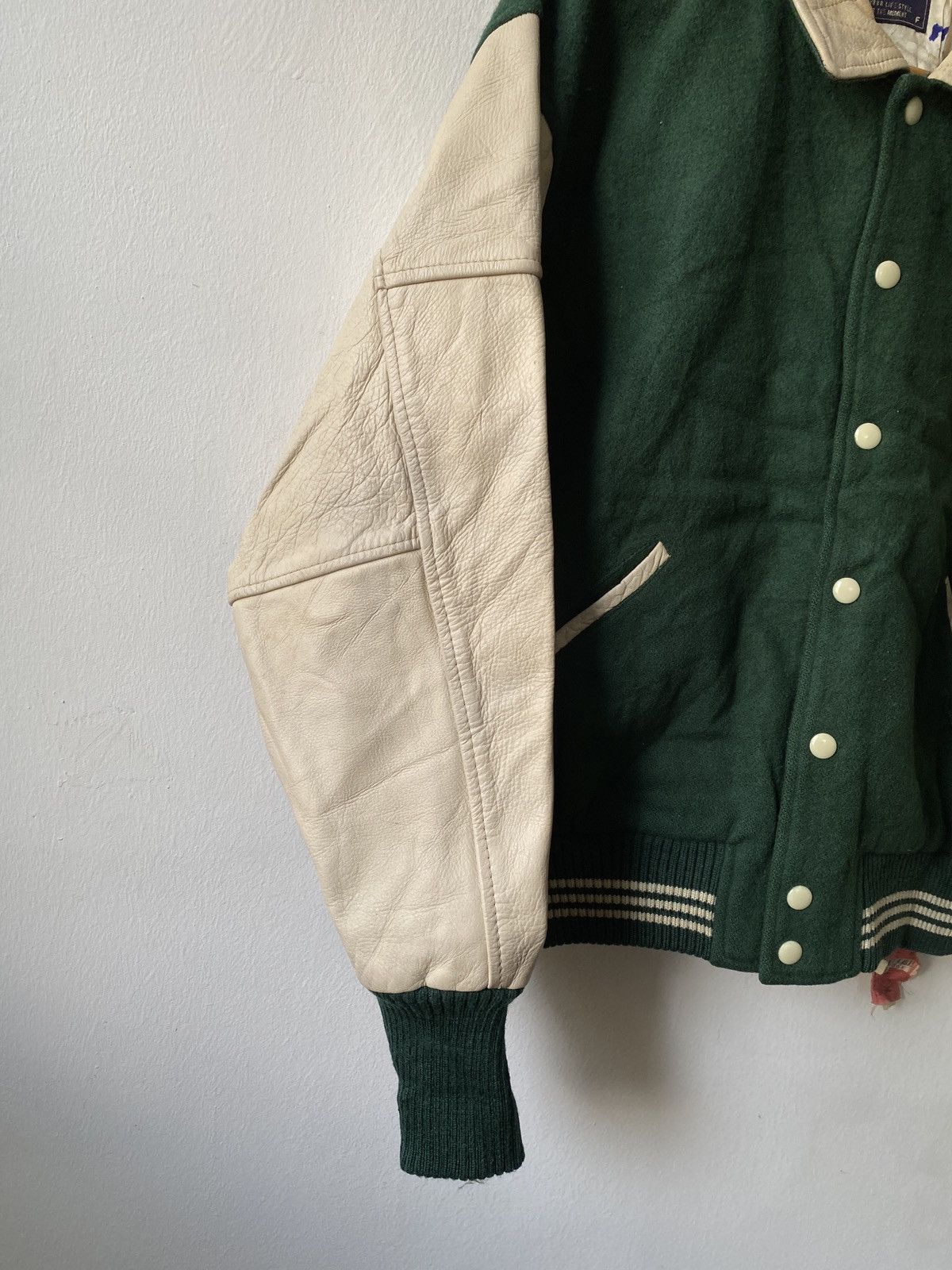 Vintage Vintage Hot Scoop 66 Member Wool Varsity Jacket Size US L / EU 52-54 / 3 - 3 Thumbnail