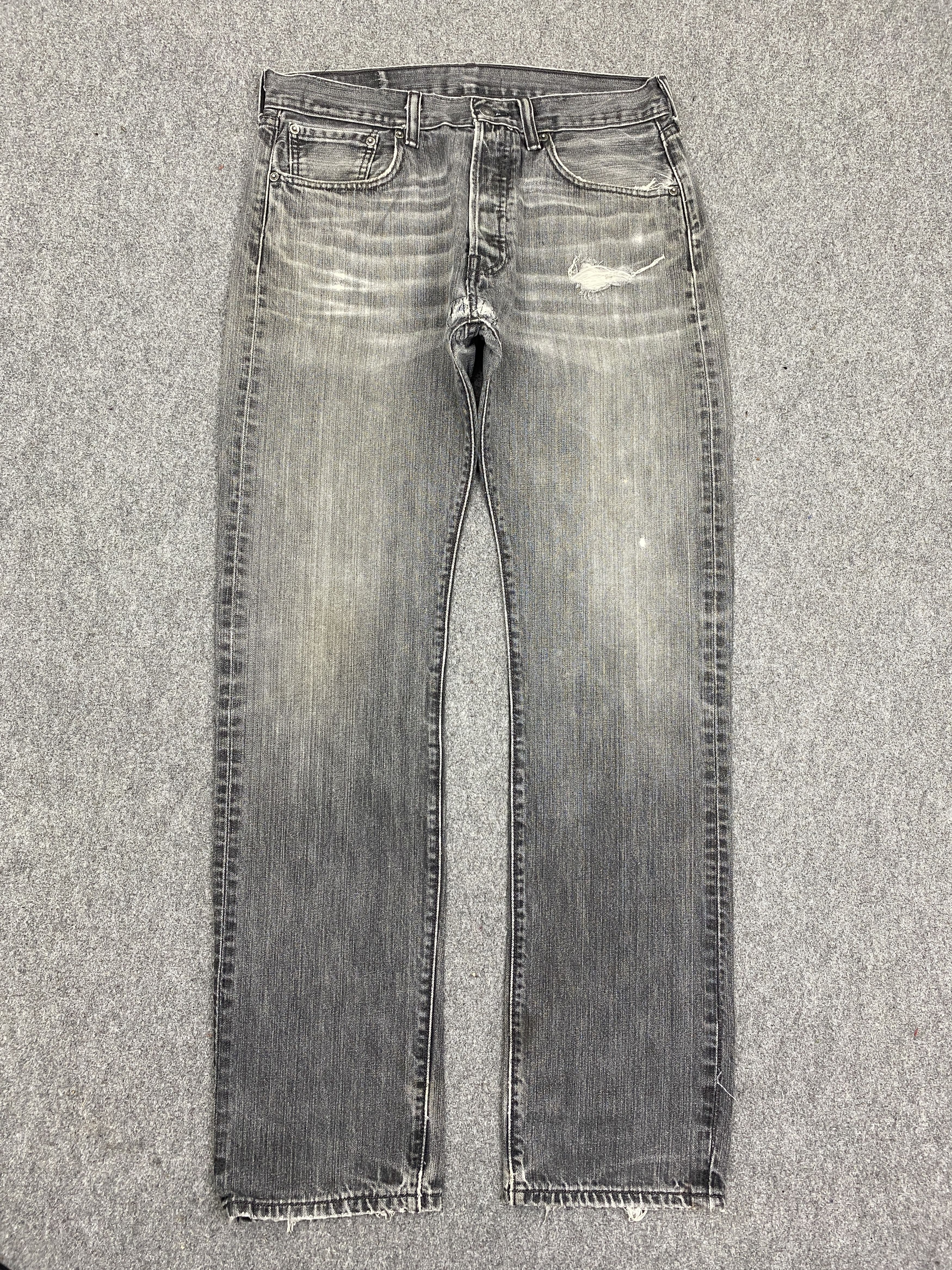 Levi's Faded Black Vintage Levi's 501 Jeans DP2774 Size US 33 - 1 Thumbnail
