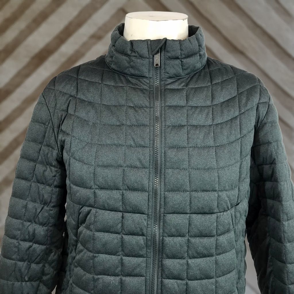 Ben Sherman Ben Sherman Quilted Puffer Jacket Charcoal Gray Full Zip Stand Collar Mens Size US M / EU 48-50 / 2 - 1 Thumbnail