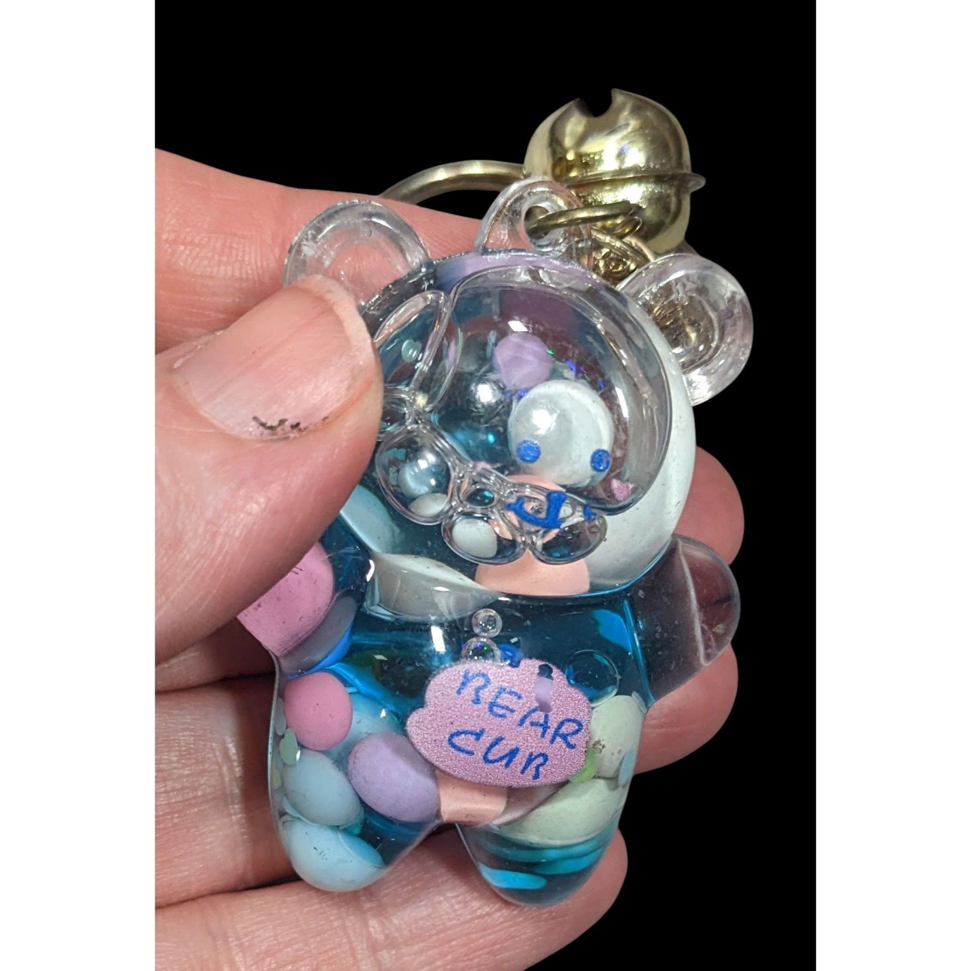 Other Kawaii The Sunshine Unicorn Blue Bear Cub Keychain Size ONE SIZE - 2 Thumbnail