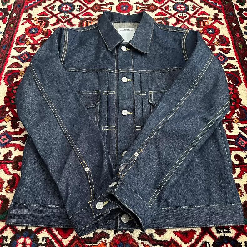 Visvim Visvim17ss 101 unbleached denim jacket 2504-Nextarrow Size US L / EU 52-54 / 3 - 5 Thumbnail