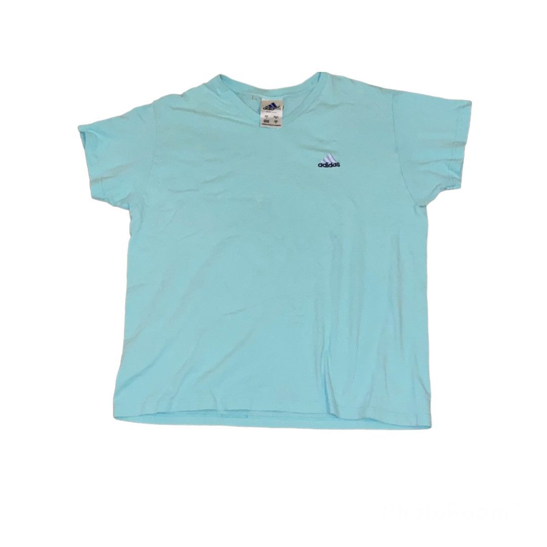 Adidas 🏁 Adidas Embroidered Logo T-Shirt 🏁 Size L / US 10 / IT 46 - 1 Thumbnail